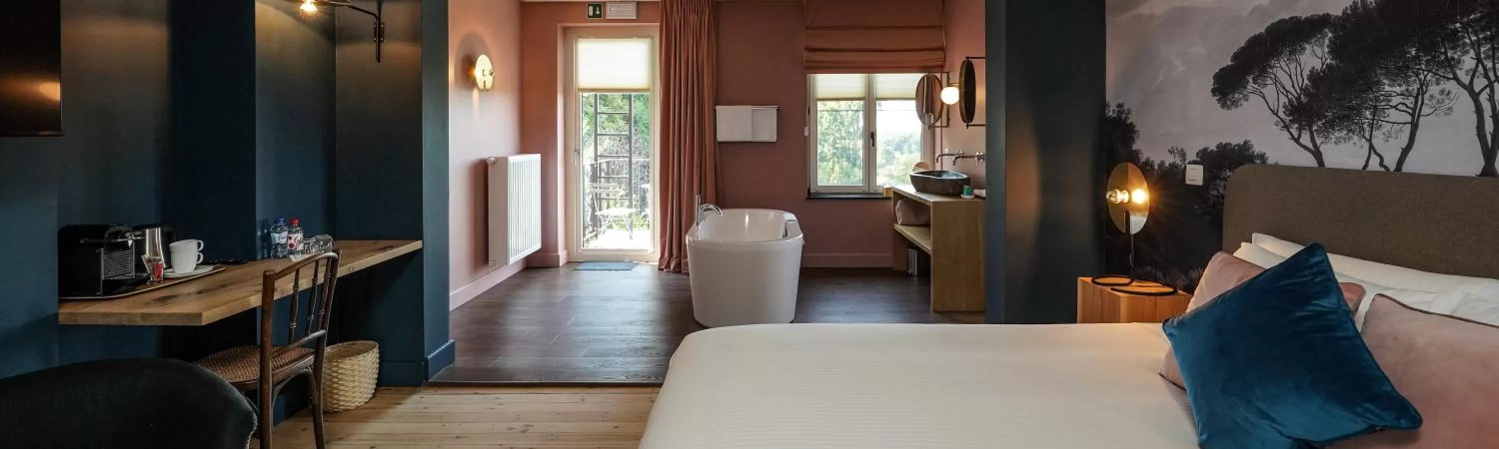 Photo of the whole room in Les Terrasses des Falizes B&B