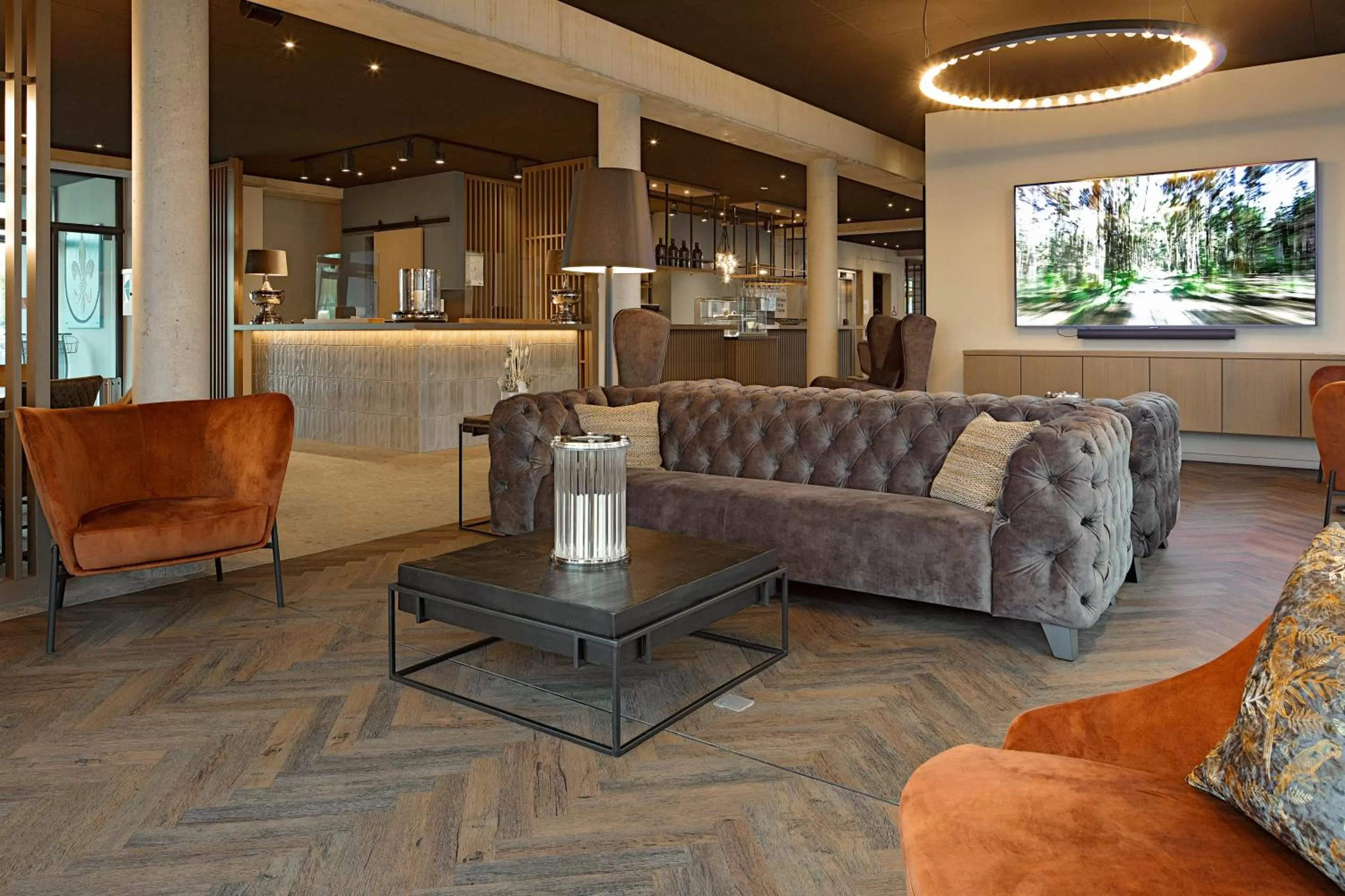 Communal lounge/ TV room in Hotel Zeitgeist