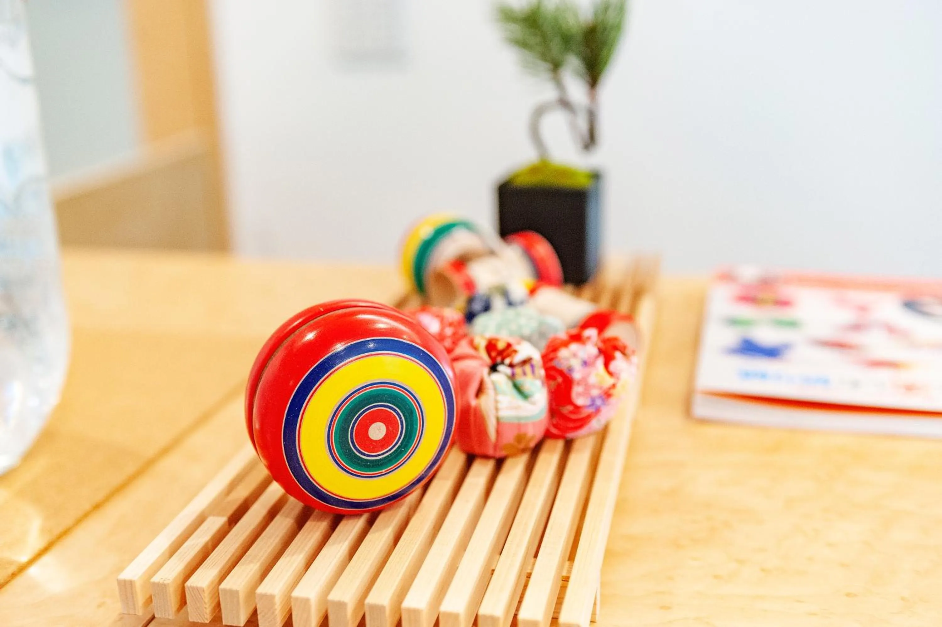 Decorative detail in plat hostel keikyu haneda home