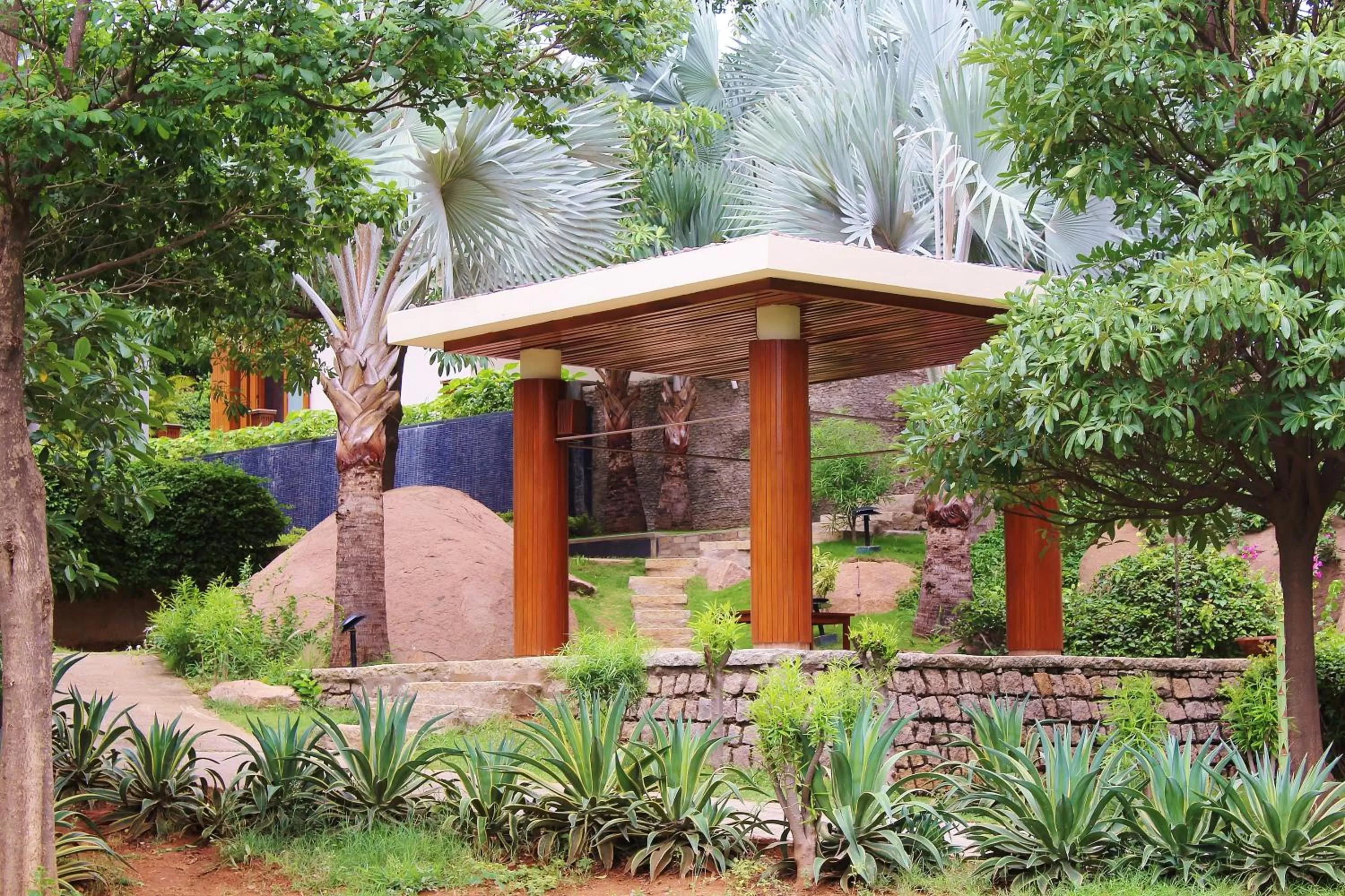 Garden in Hyatt Hyderabad Gachibowli