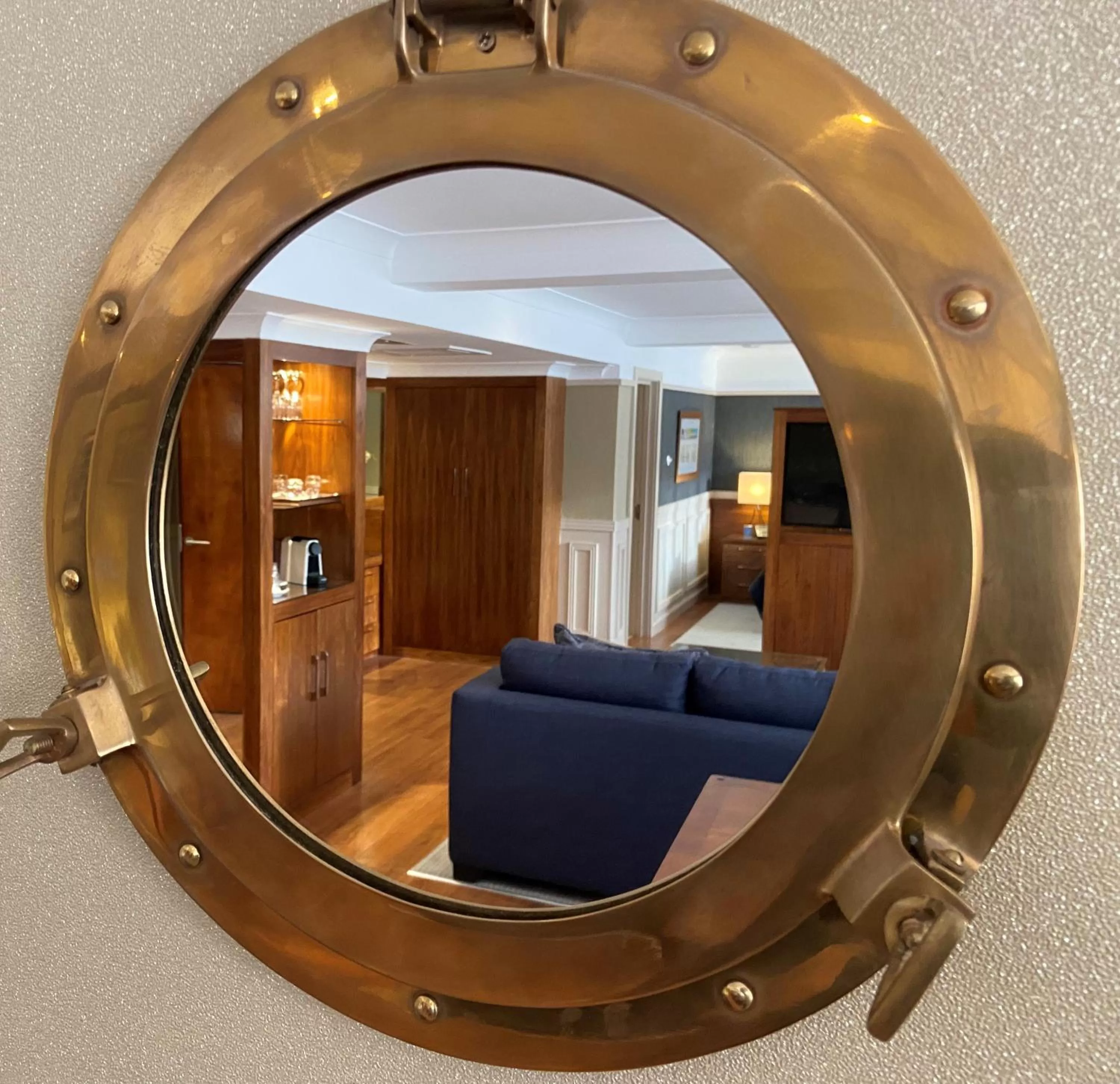 Living room in The Liner at Liverpool