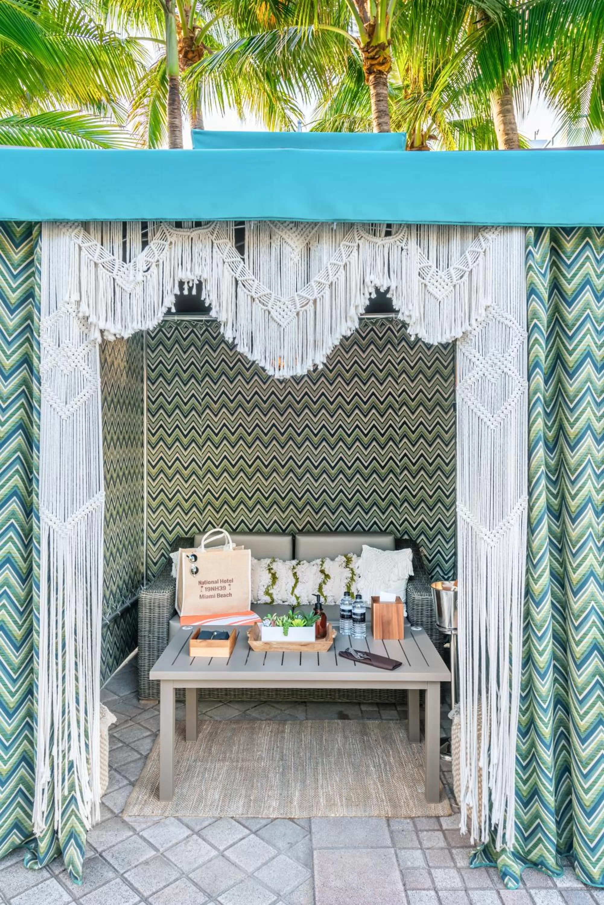 Patio in National Hotel, An Adult Only Oceanfront Resort