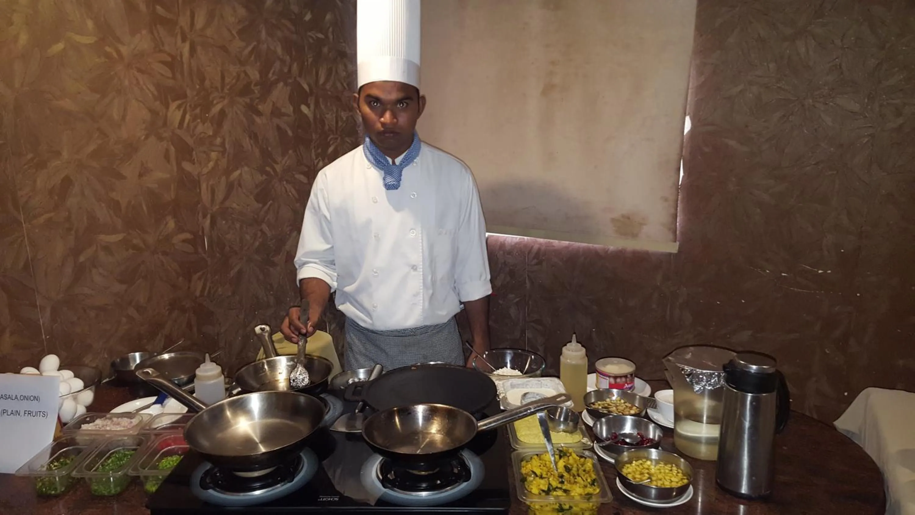 Asian breakfast in Hotel Winsar Park