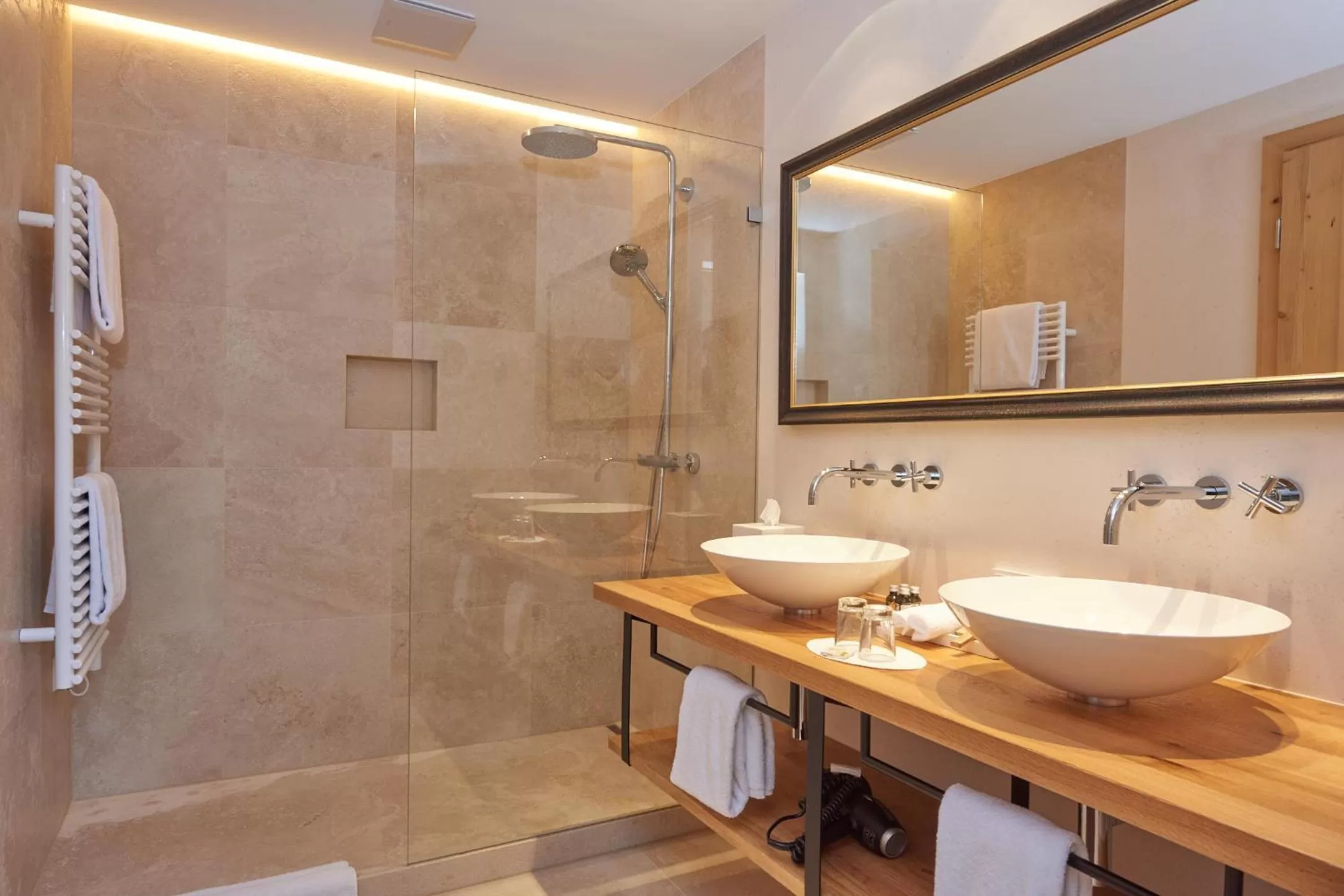 Shower in Das Achental Resort