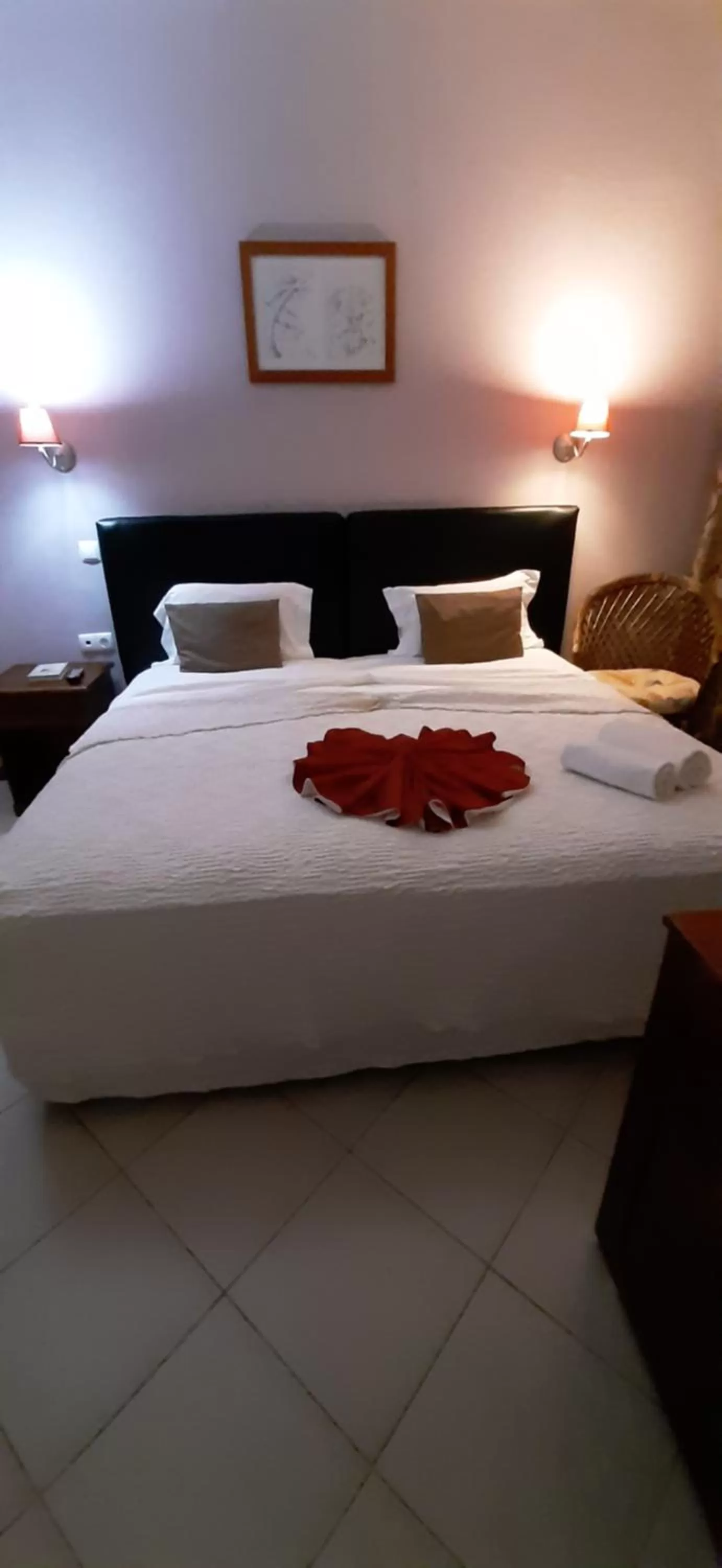 Bed in Atlantic Maio Hotel