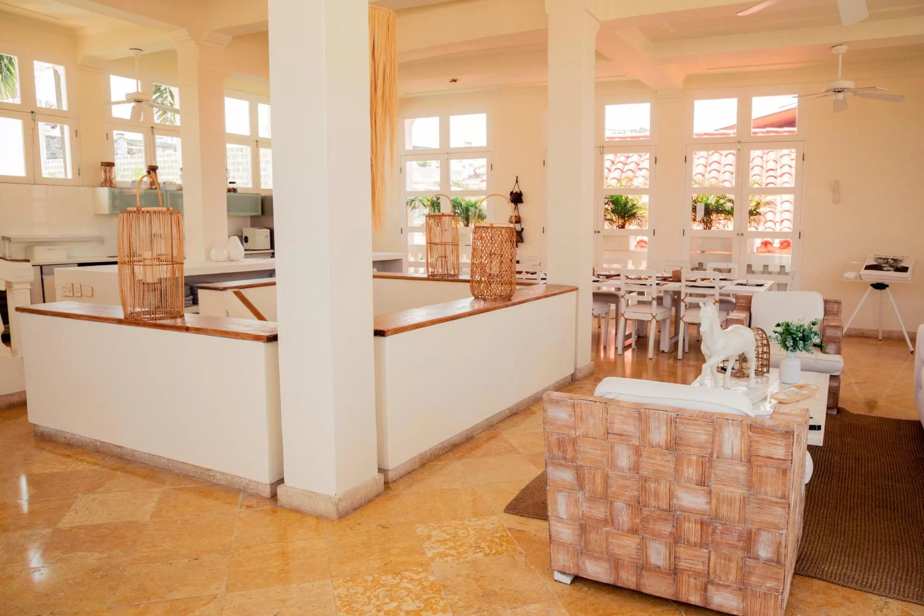 Living room in Casa Diluca Cartagena Hotel Boutique