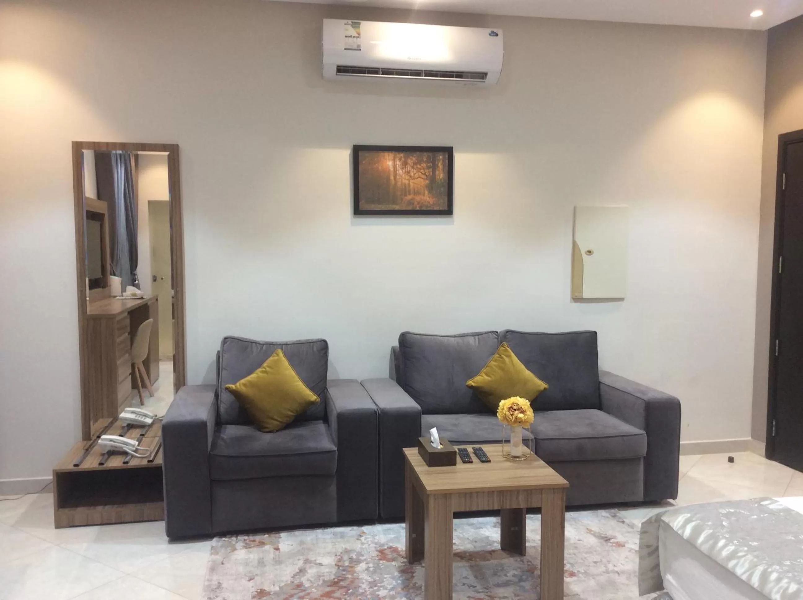 Seating area in Admire Apart' Hotel