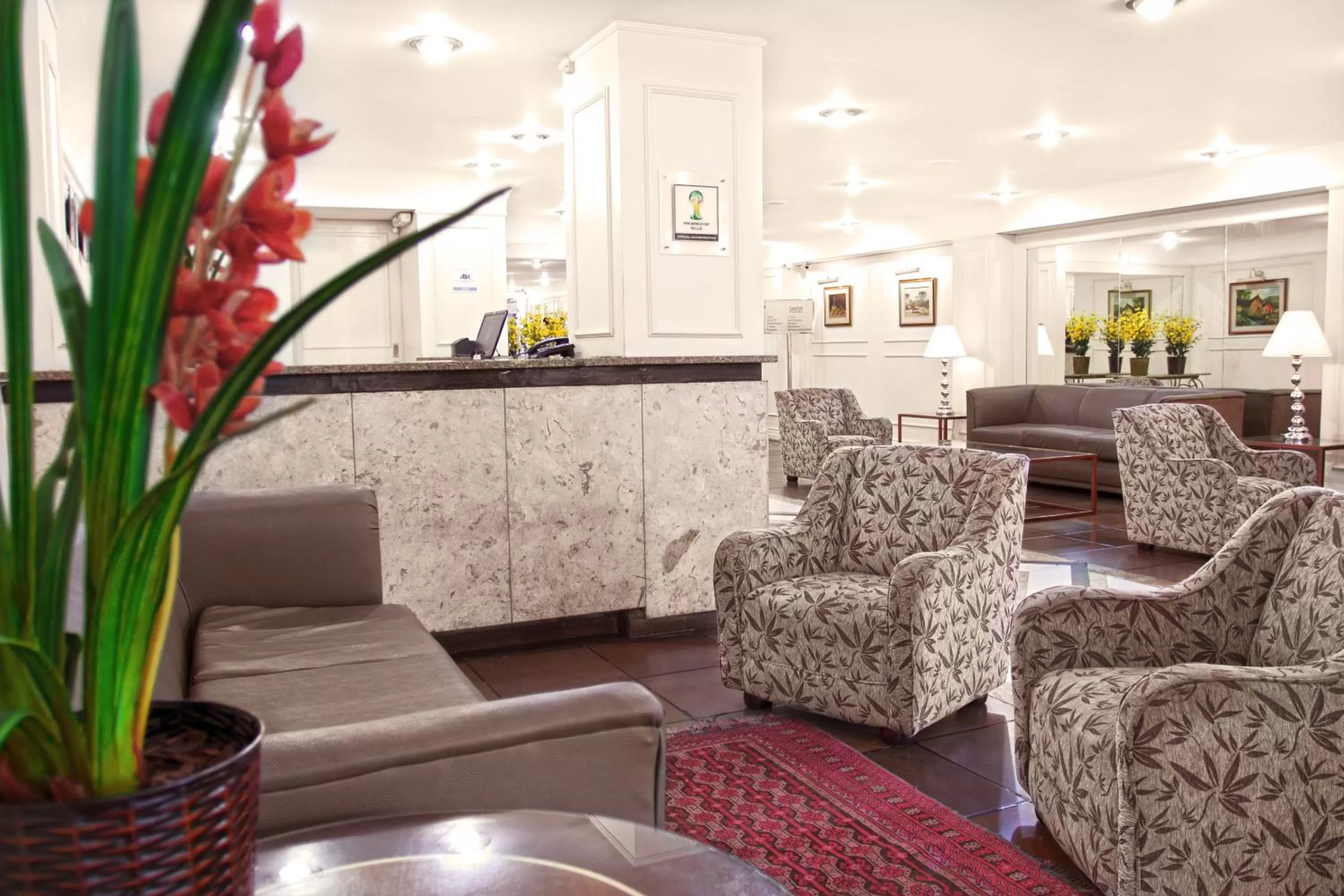 Lobby or reception in CHA Prime Curitiba