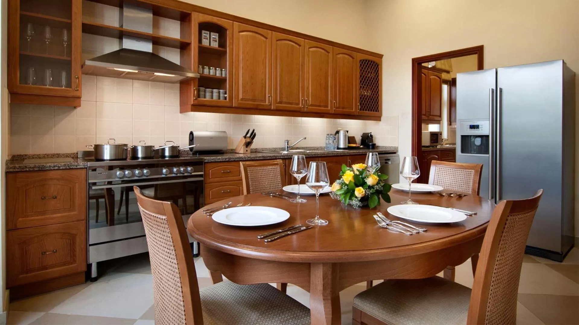 Dining area in Kempinski Hotel Palm Jumeirah