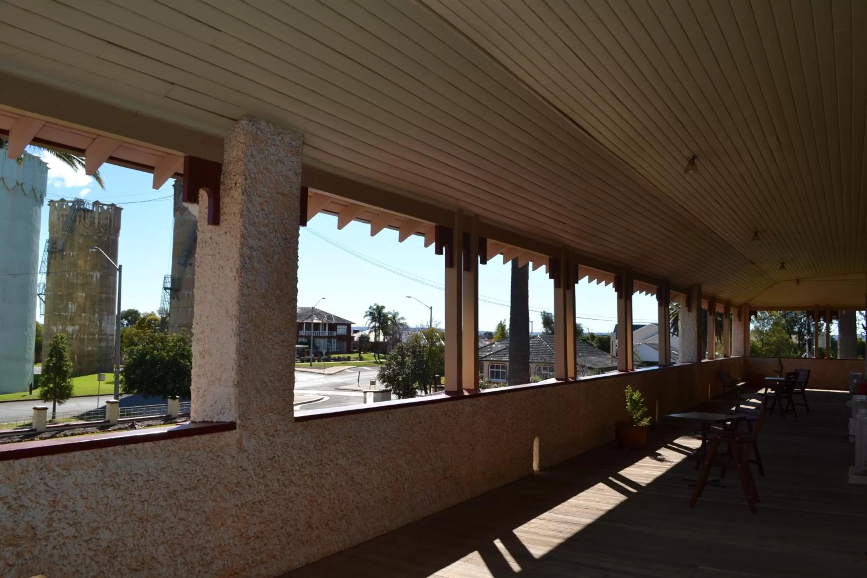 Seating area in Hydro Hotel