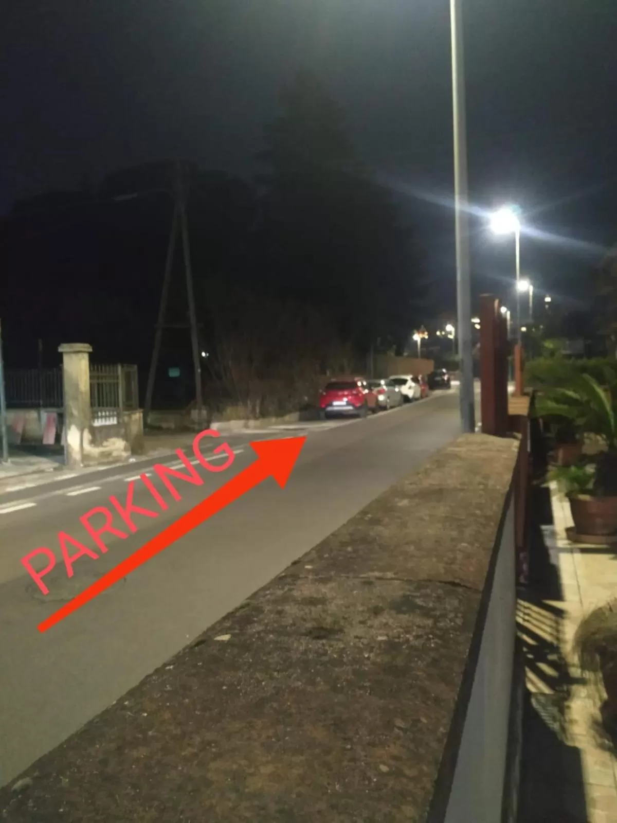 Parking in B&B da Lillo