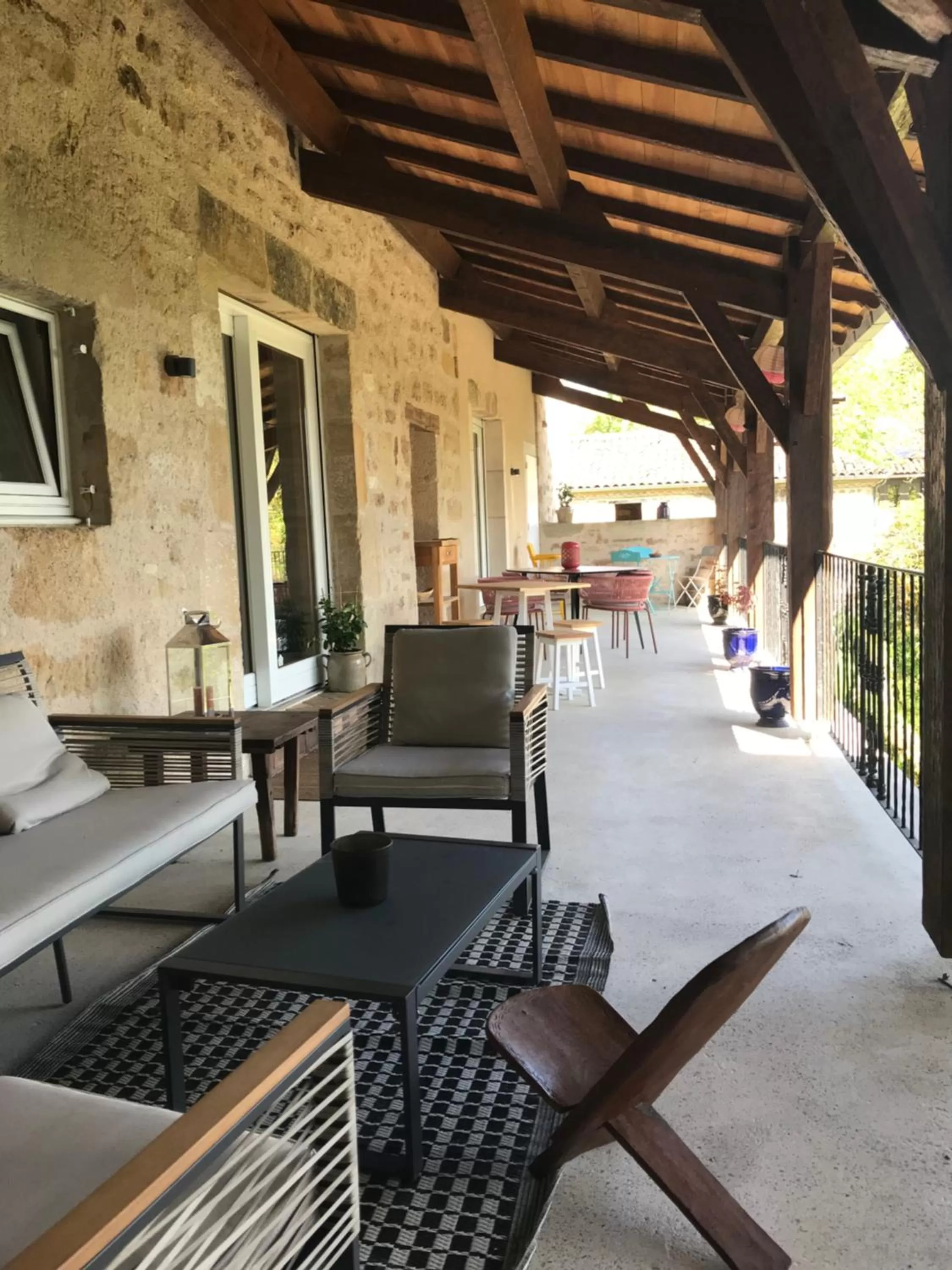 Patio in Château de Bataillé