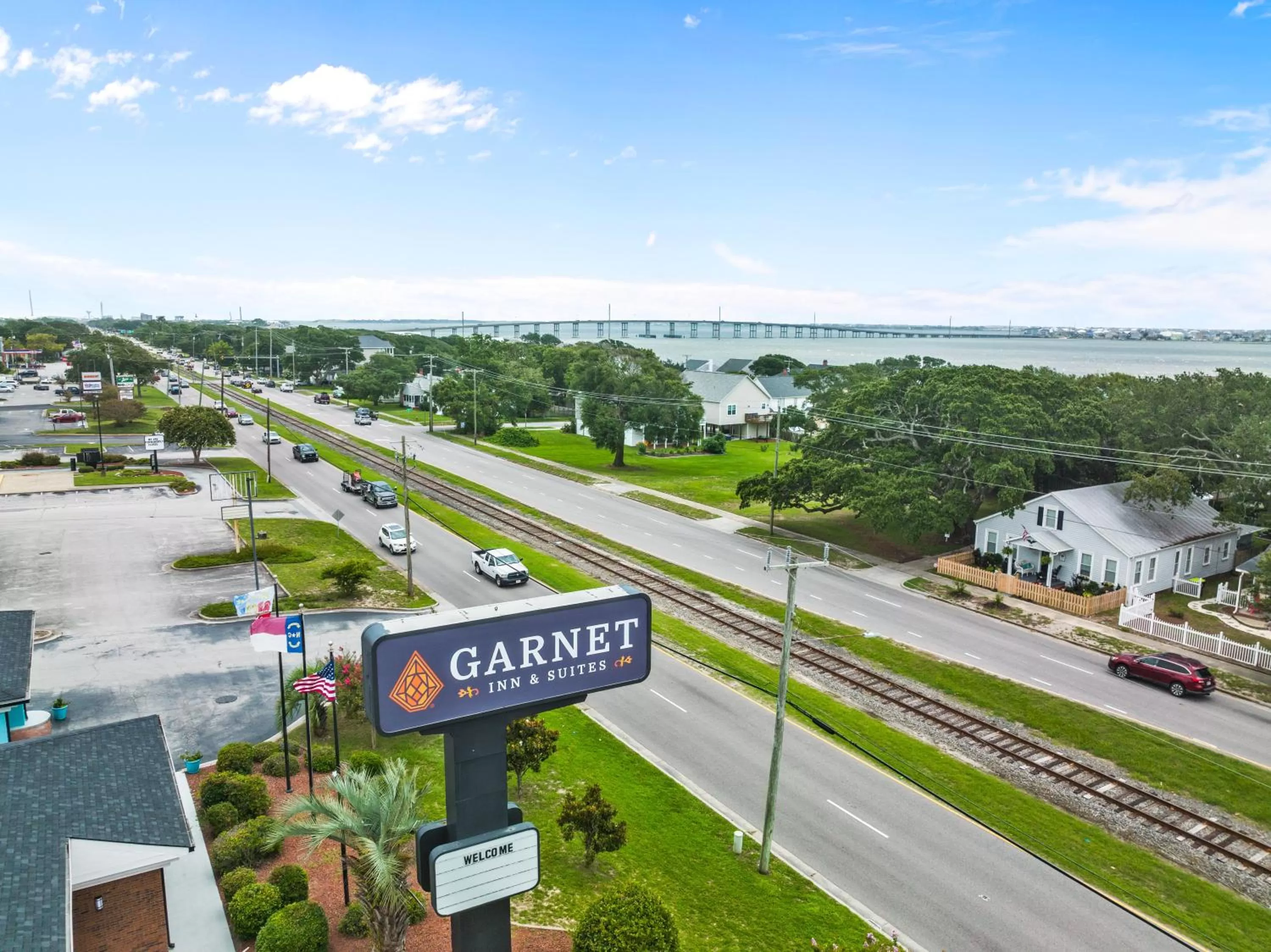Facade/entrance in Garnet Inn & Suites, Morehead City near Atlantic Beach