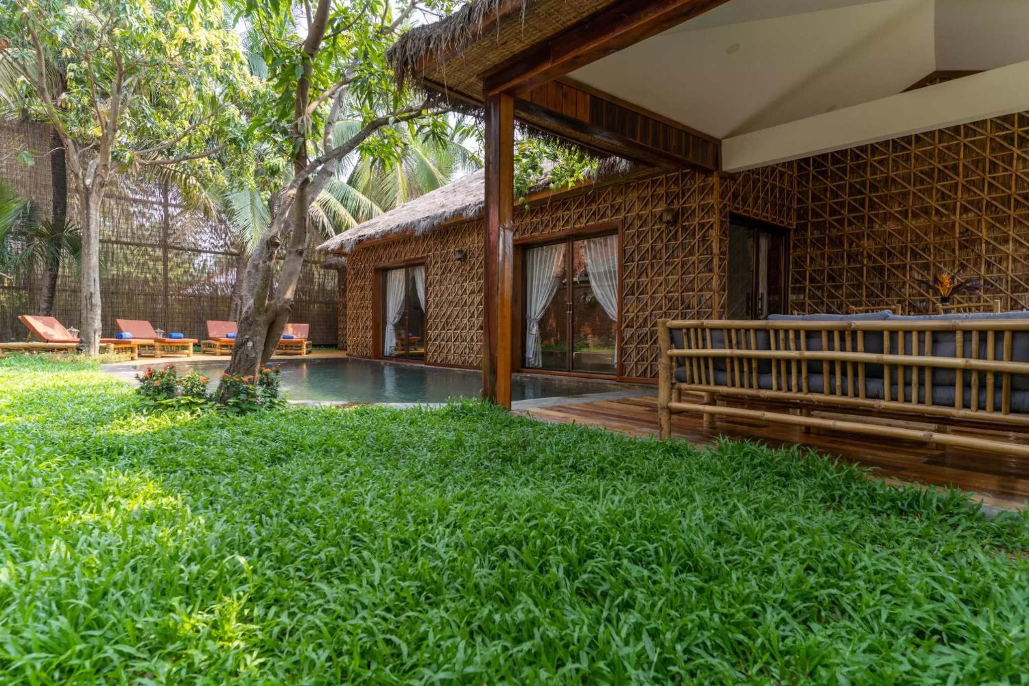 Garden in Authentic Khmer Village Resort