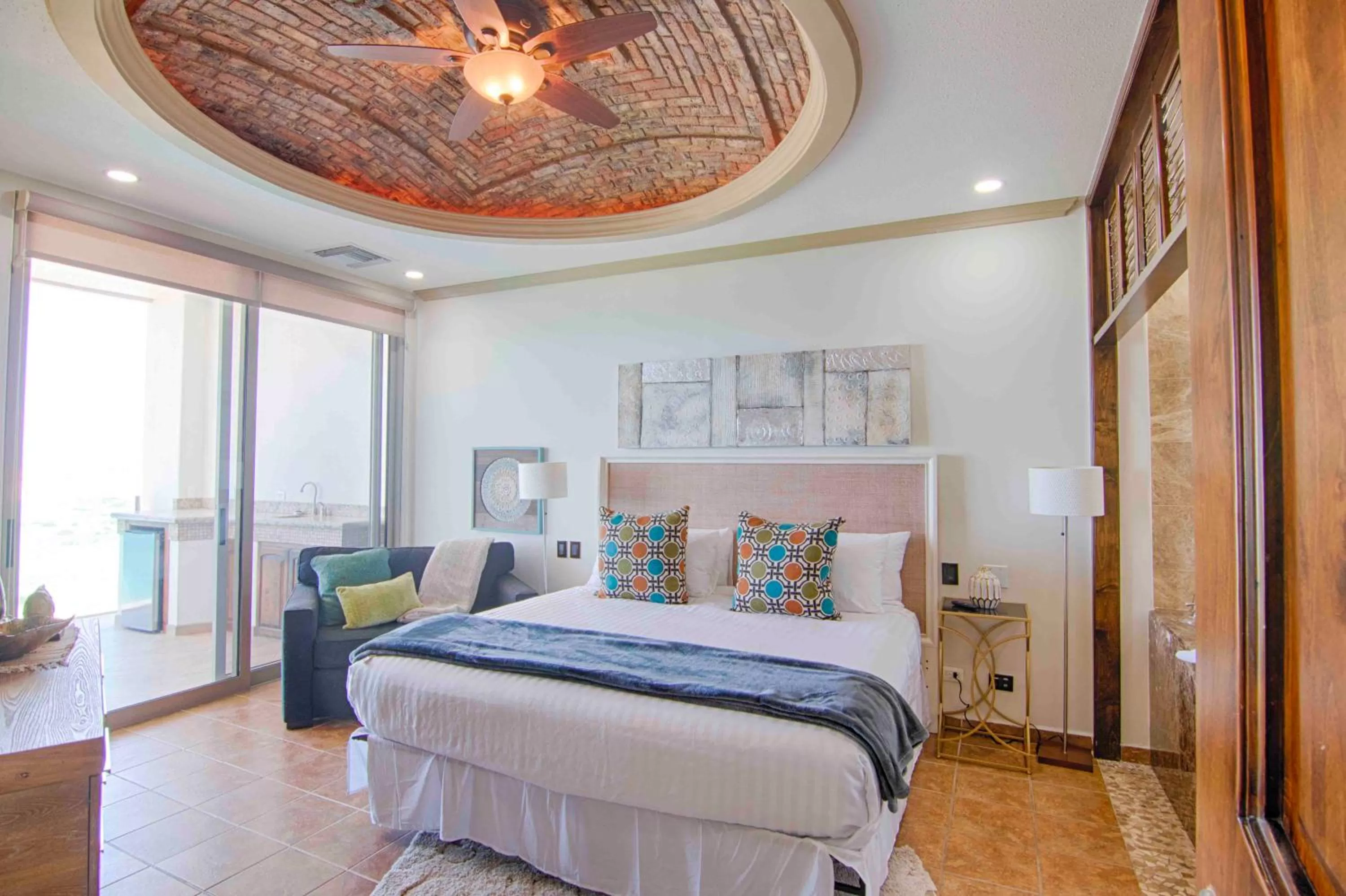 Bed in Esmeralda Beach Resort