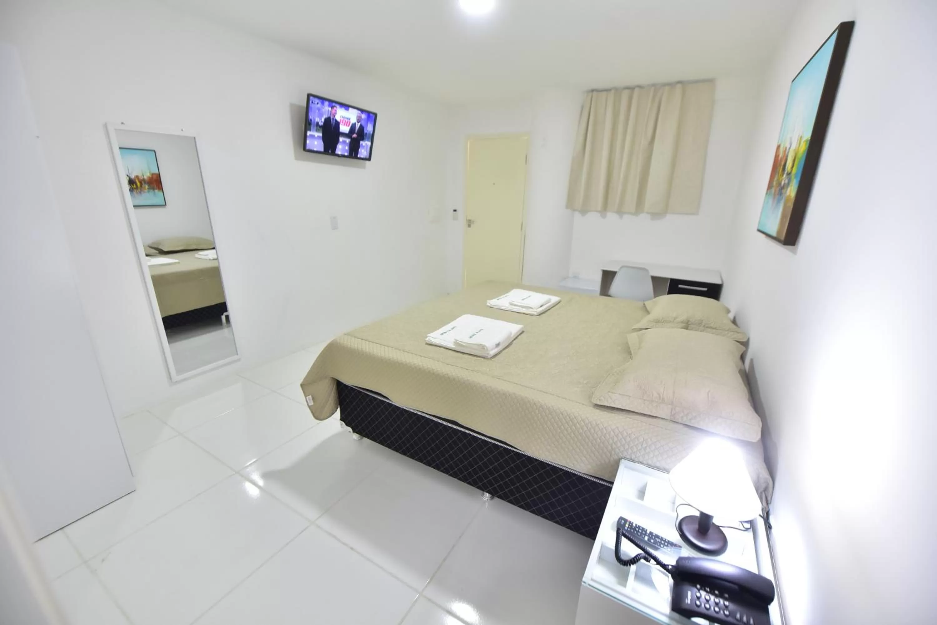 Bed in LIVE IN FORTALEZA HOTEL