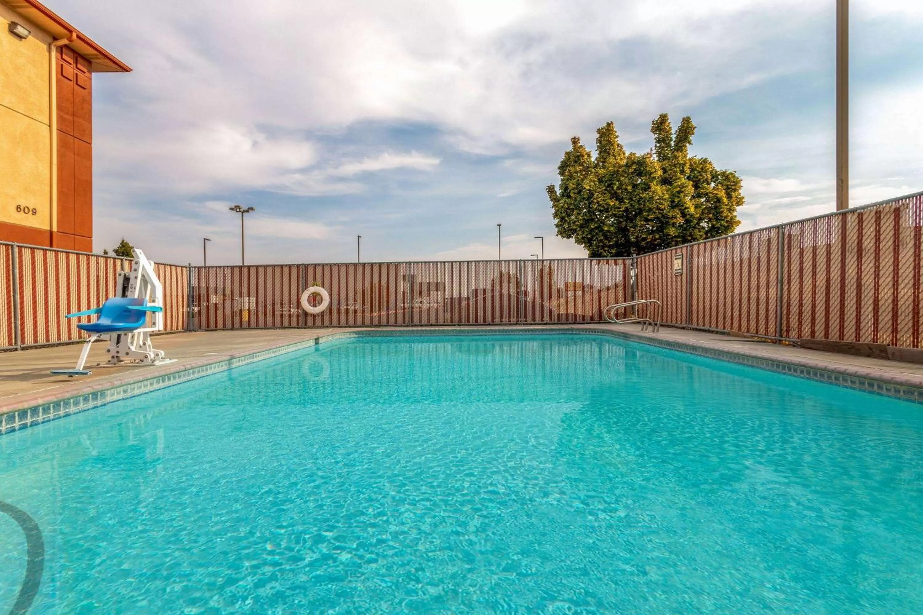 Pool view in Super 8 by Wyndham The Dalles OR