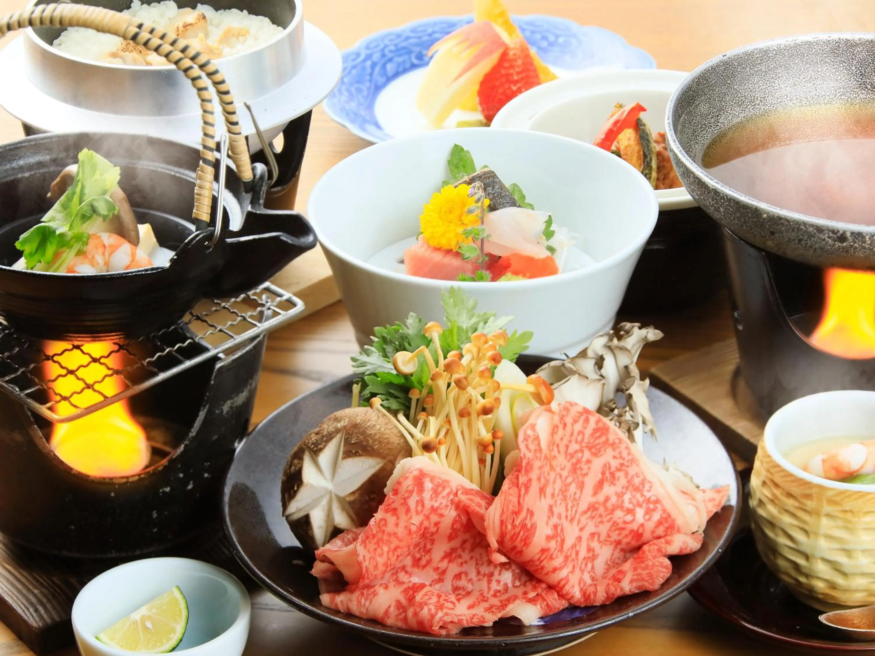 Dinner in Kishigon Ryokan