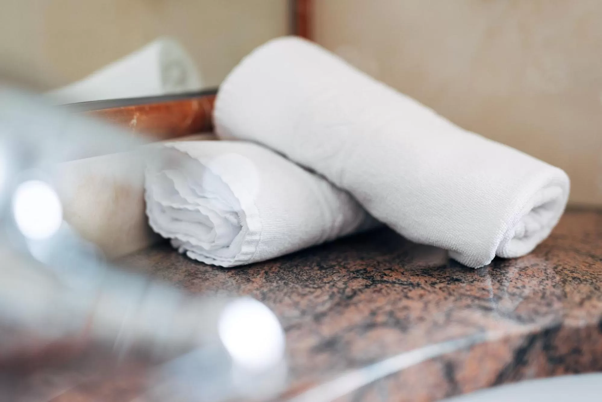 towels, Bed in Hotel Bambi Am Park