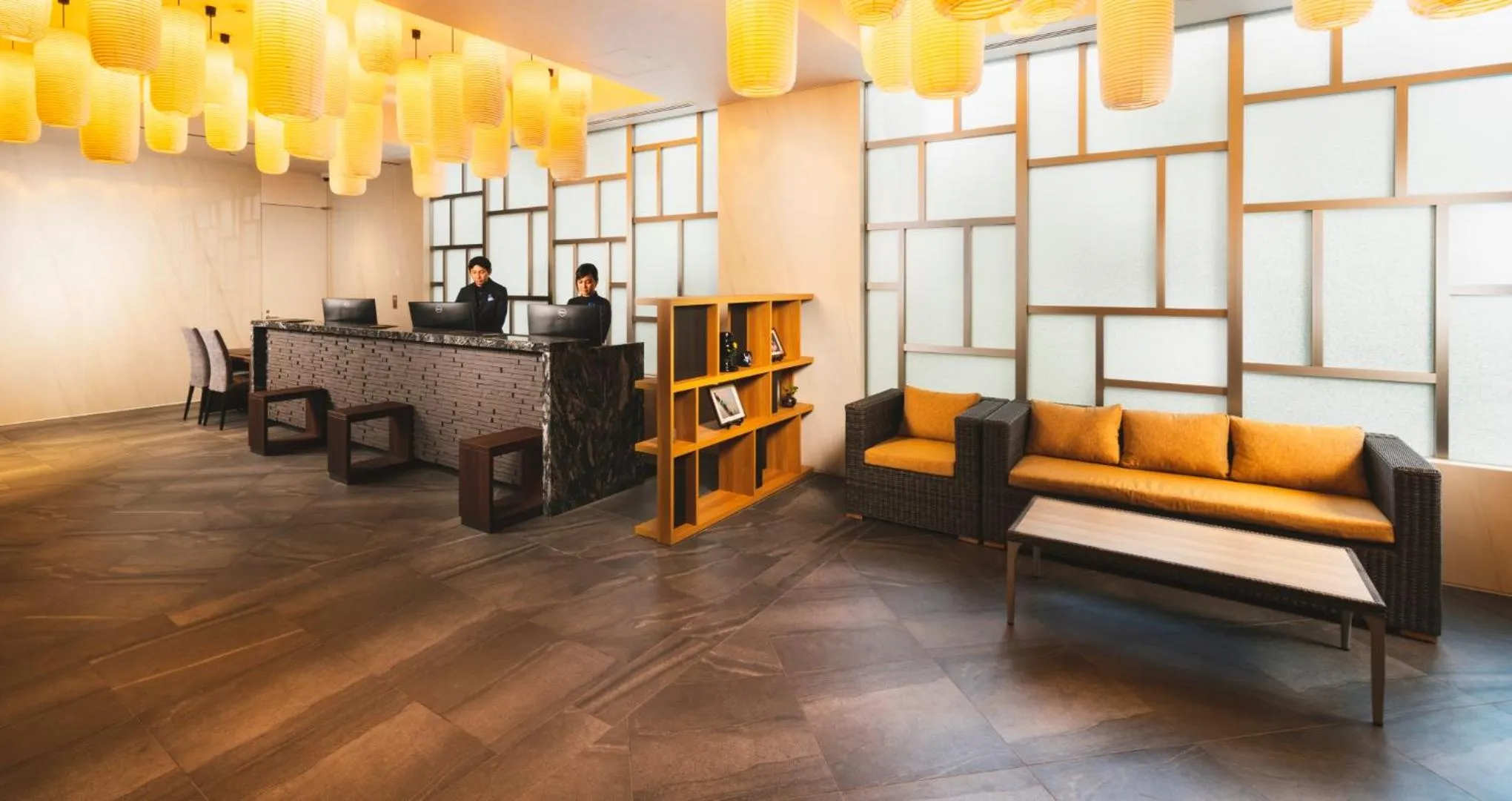 Lobby or reception in HOTEL SANSUI NAHA Ryukyu Onsen Naminoue-No-Yu