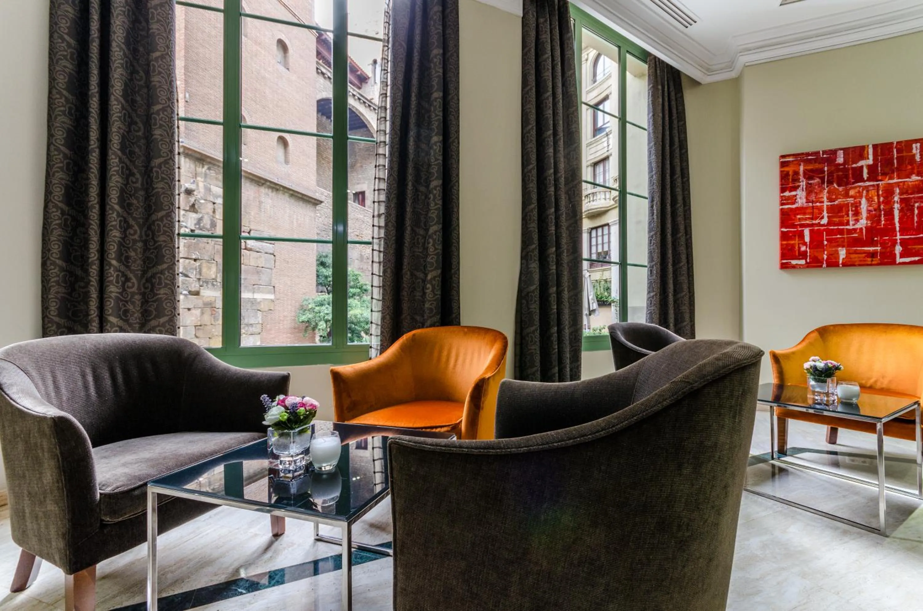 Living room in Exe Laietana Palace