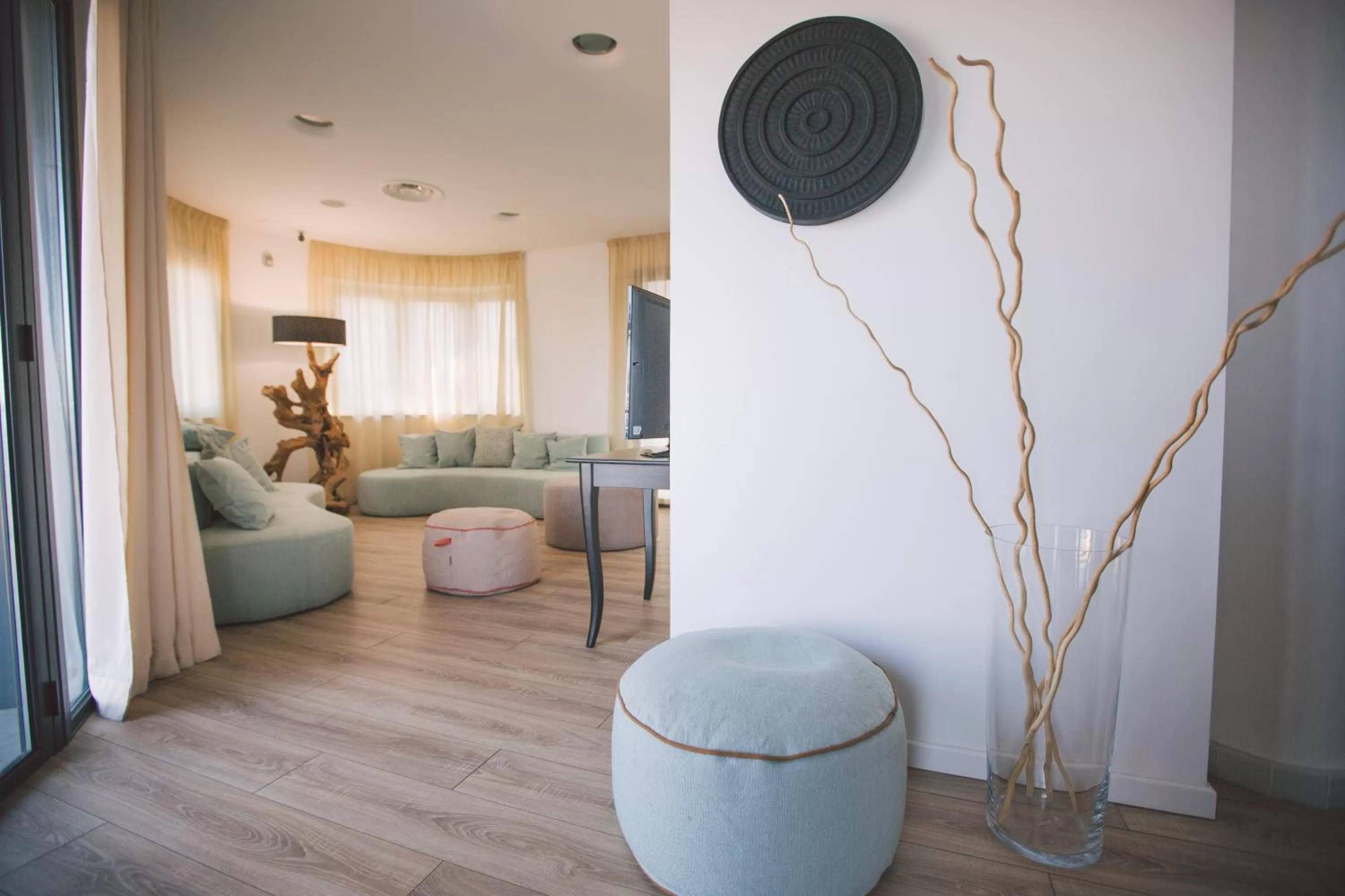 Living room in Taormina Palace Hotel