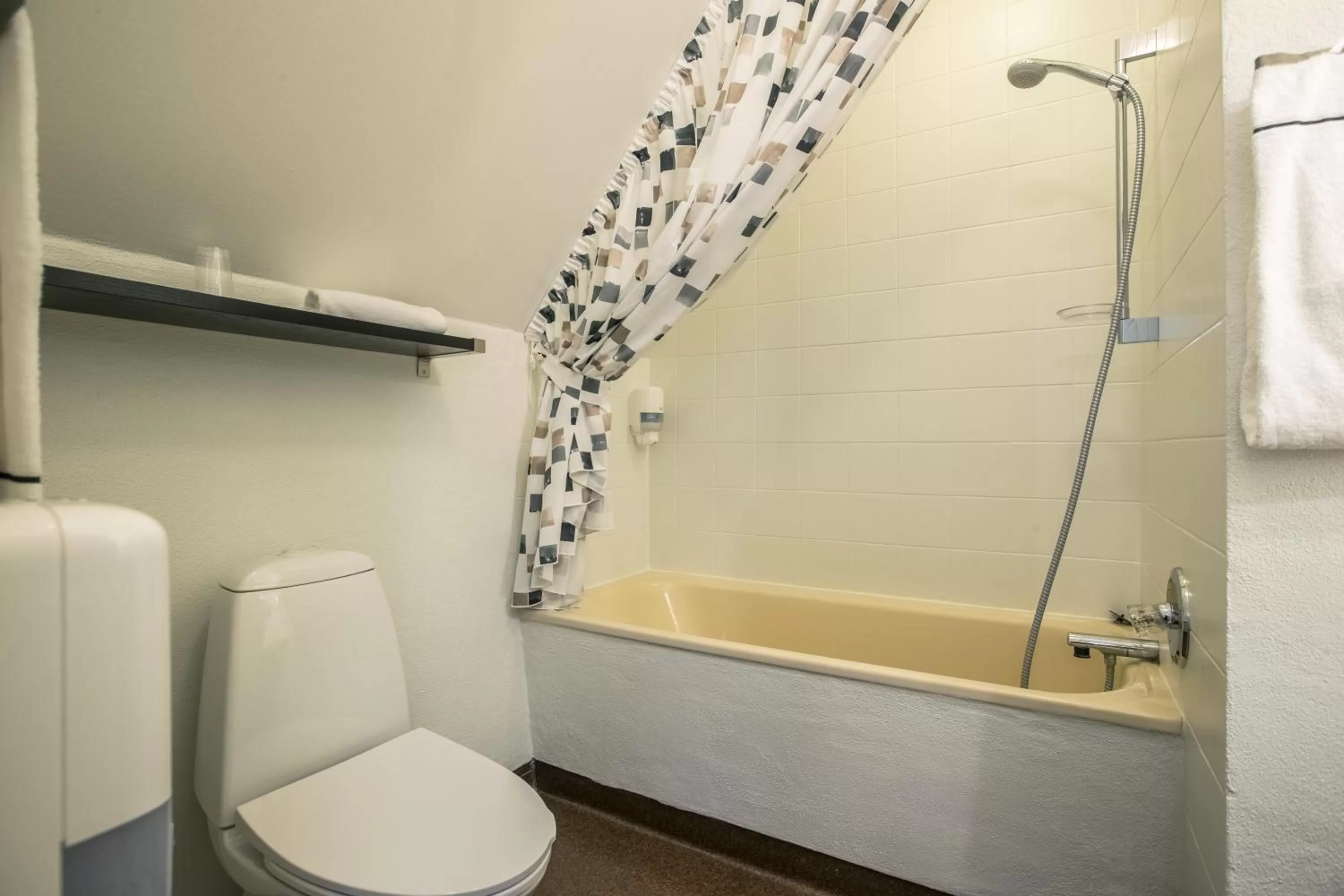 Shower in Hotel Postgaarden i Mariager