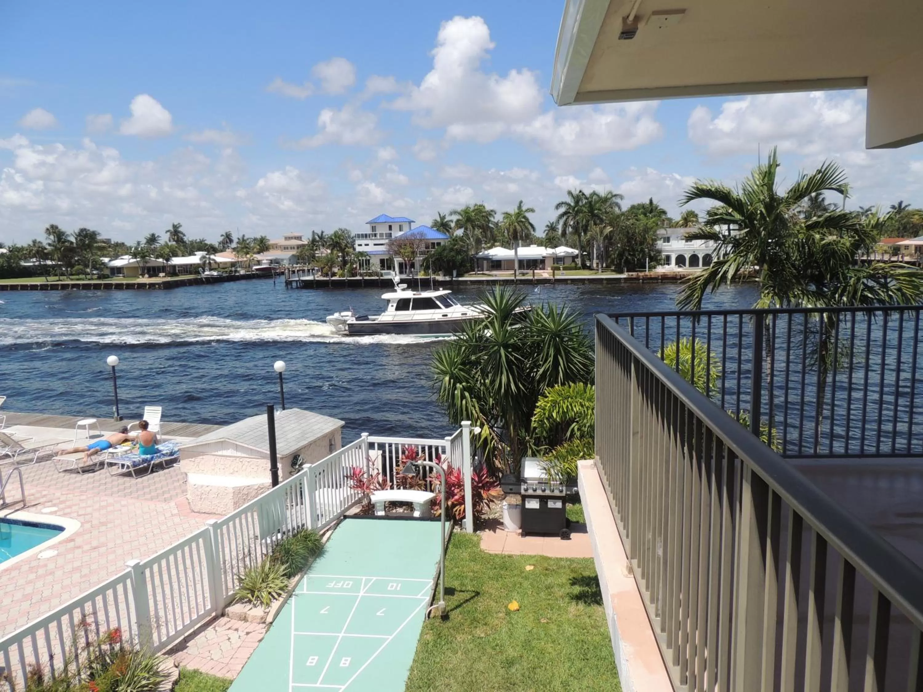 River view in Aqua Mar Condos