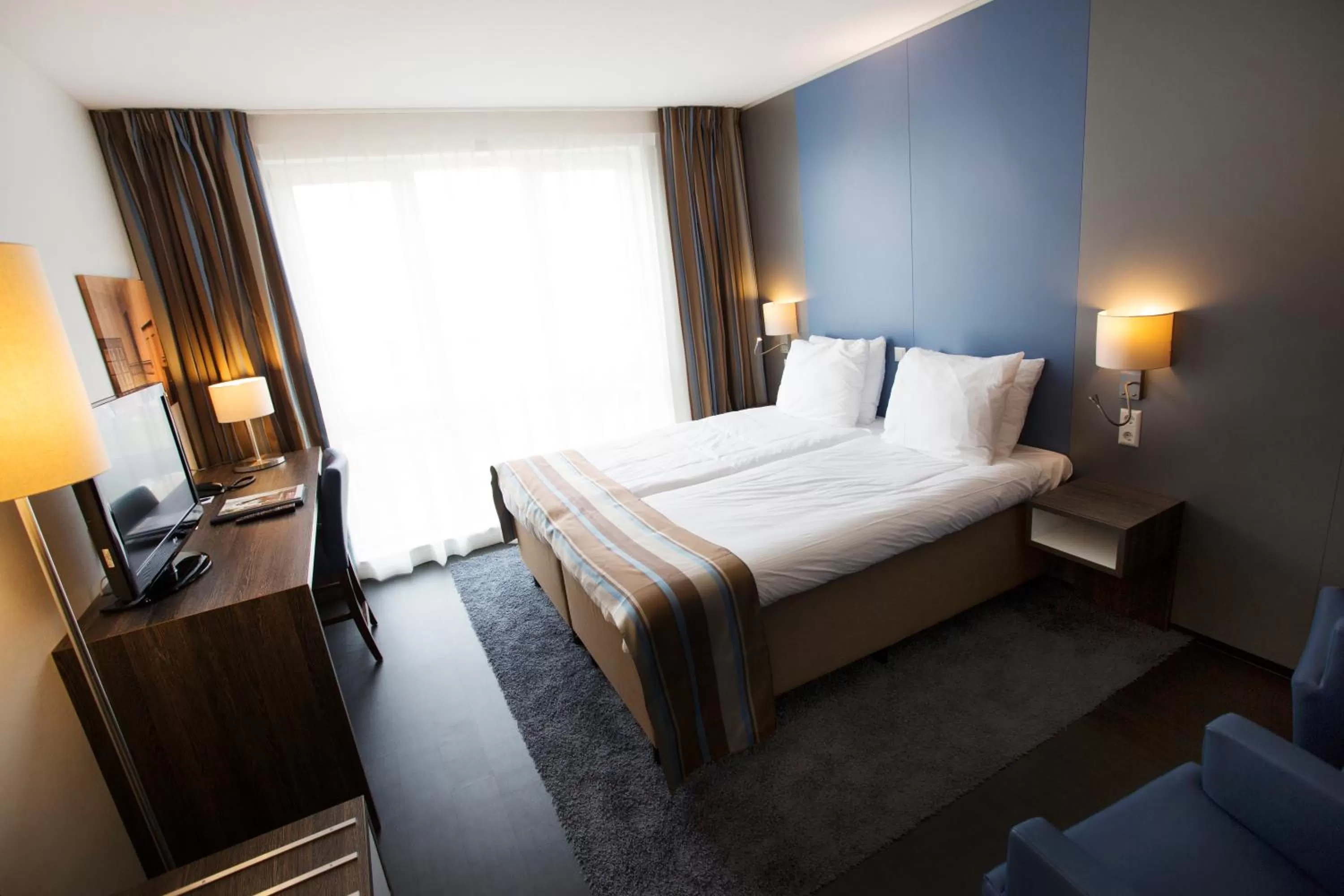 Bedroom, Bed in City Hotel Gouda, WorldHotels Crafted Collection