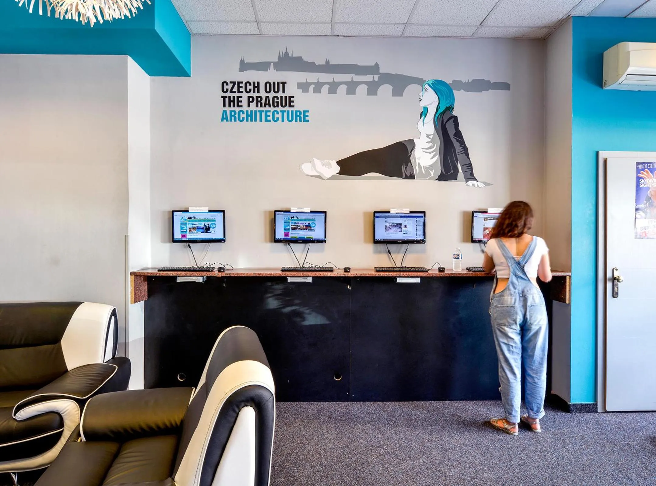 Lobby or reception in Plus Prague