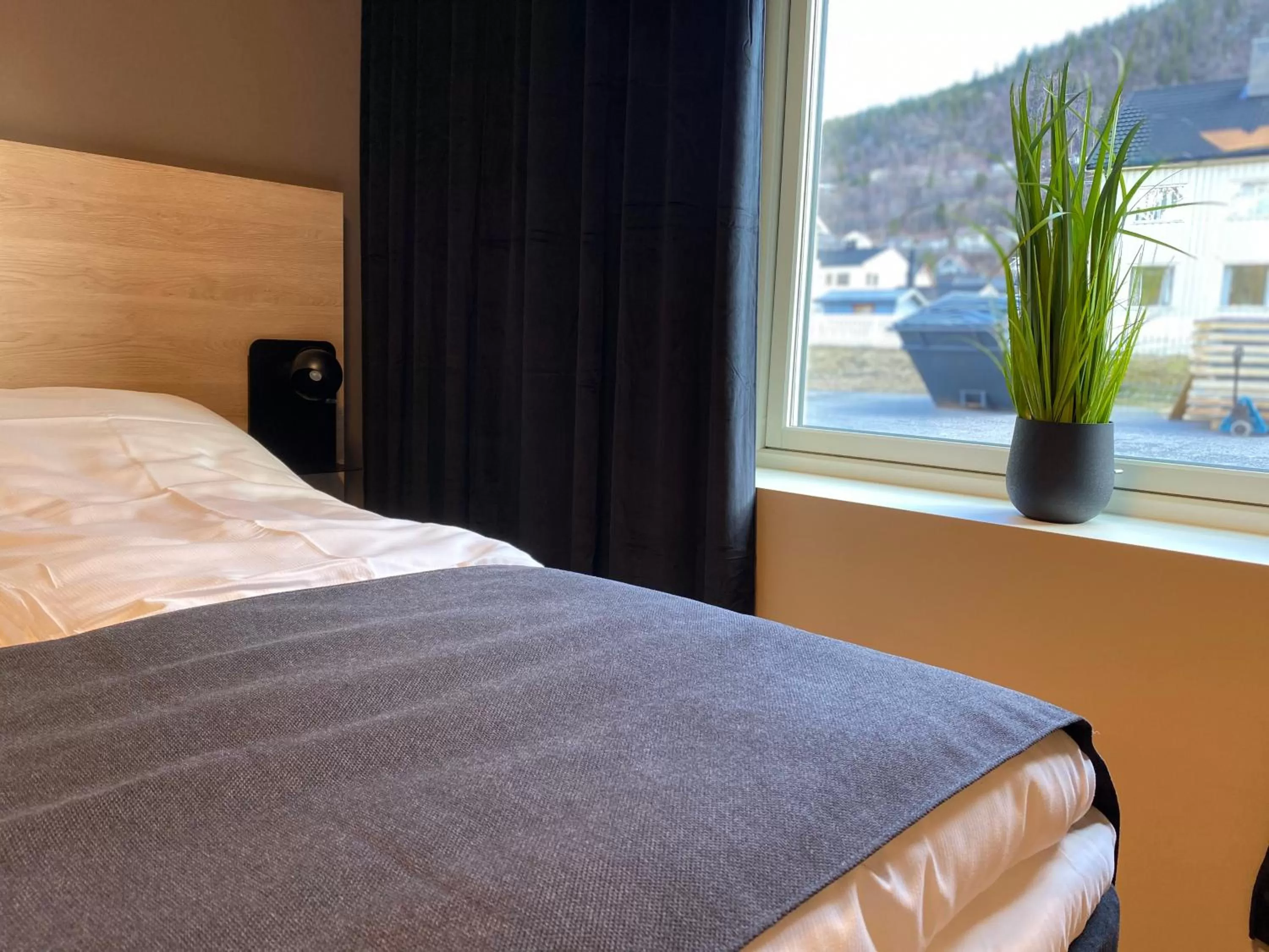 Bed in Mosjøen Hotel
