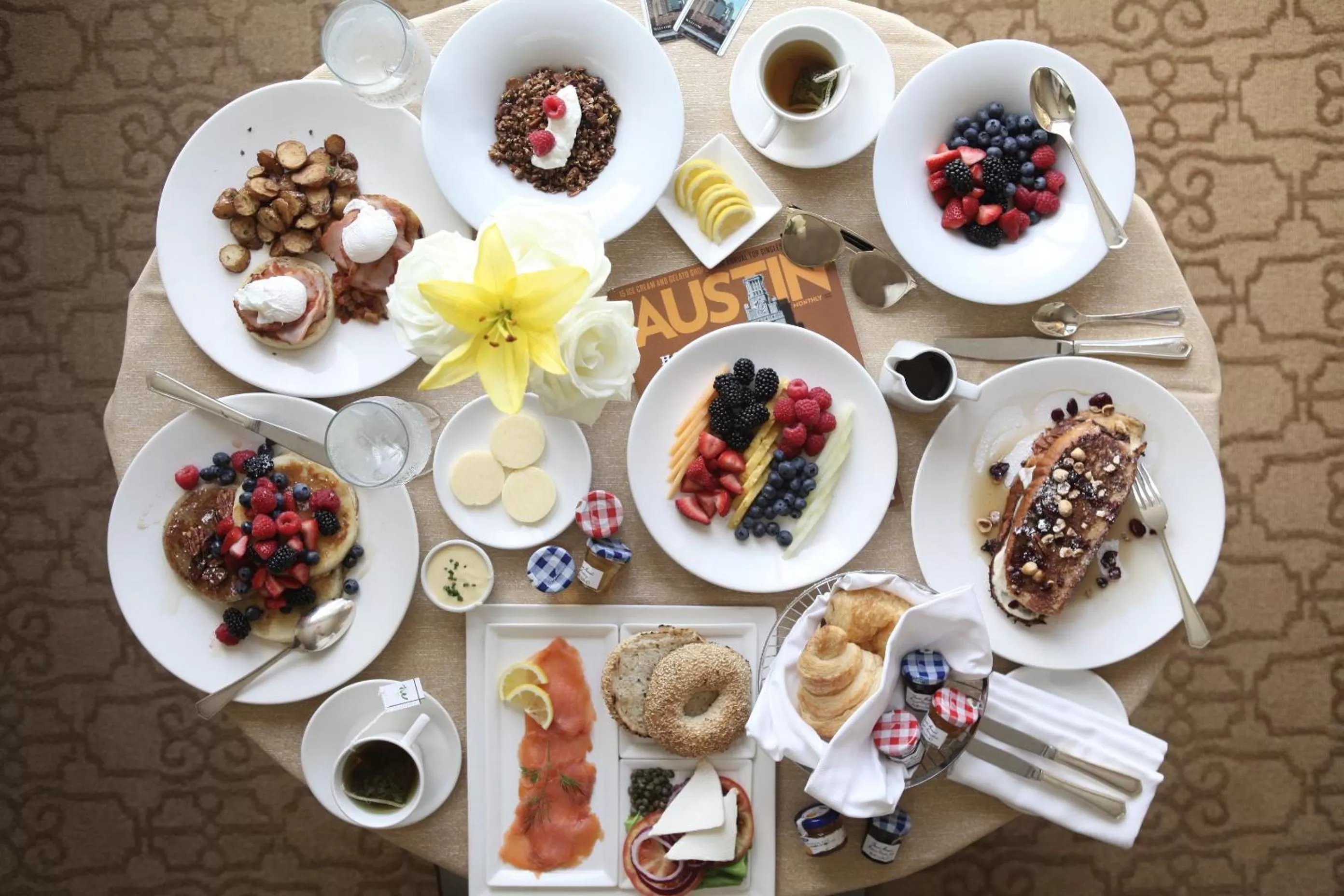 Food and drinks in Four Seasons Hotel Austin