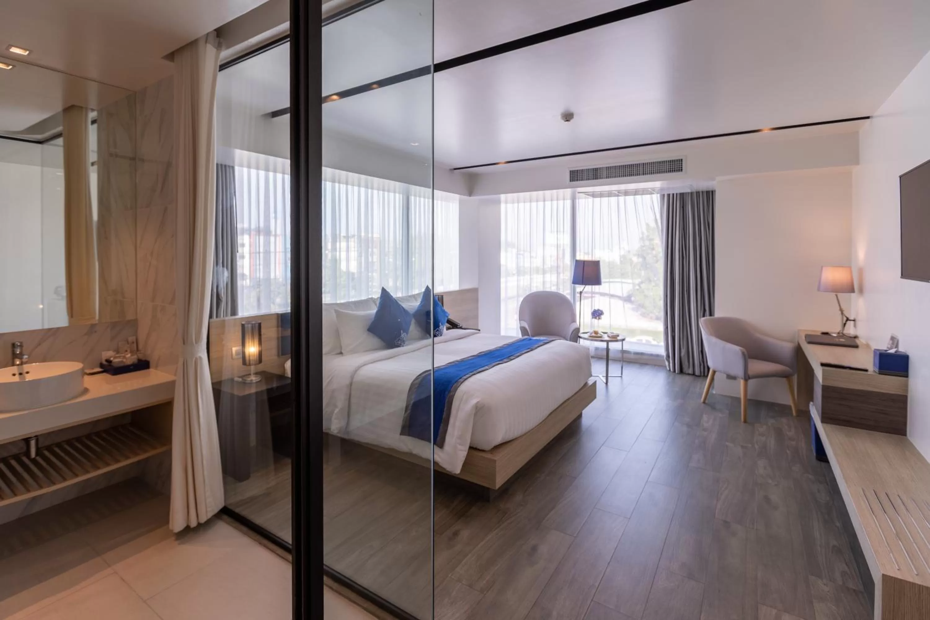 Photo of the whole room, Bed in Wintree City Resort Chiang Mai