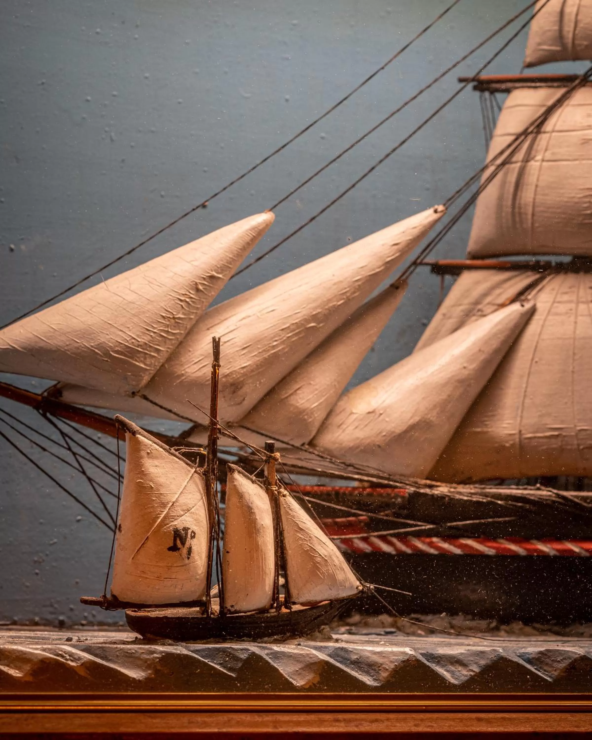 Decorative detail in Victory Hotel