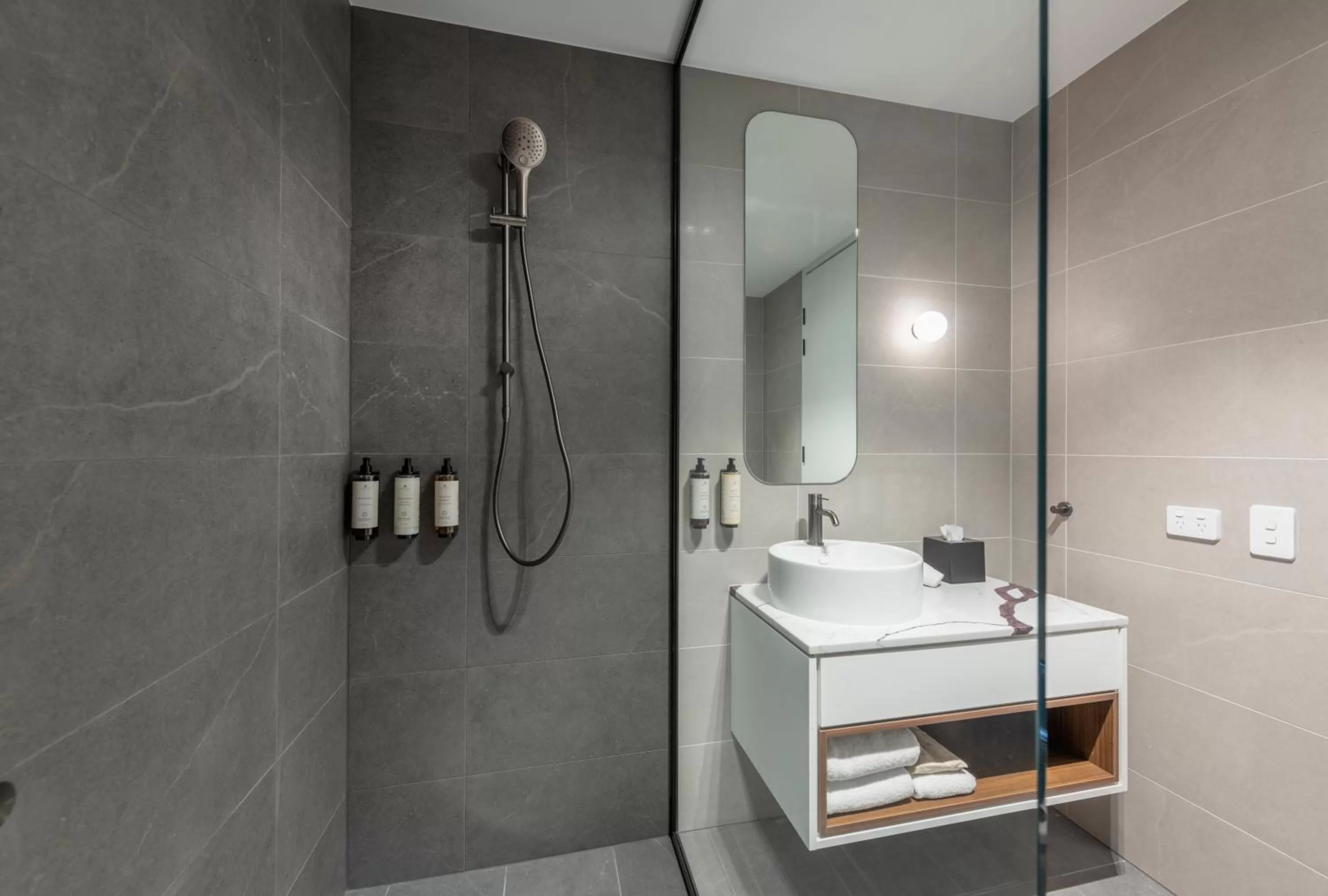 Bathroom in TRYP Adelaide by Wyndham