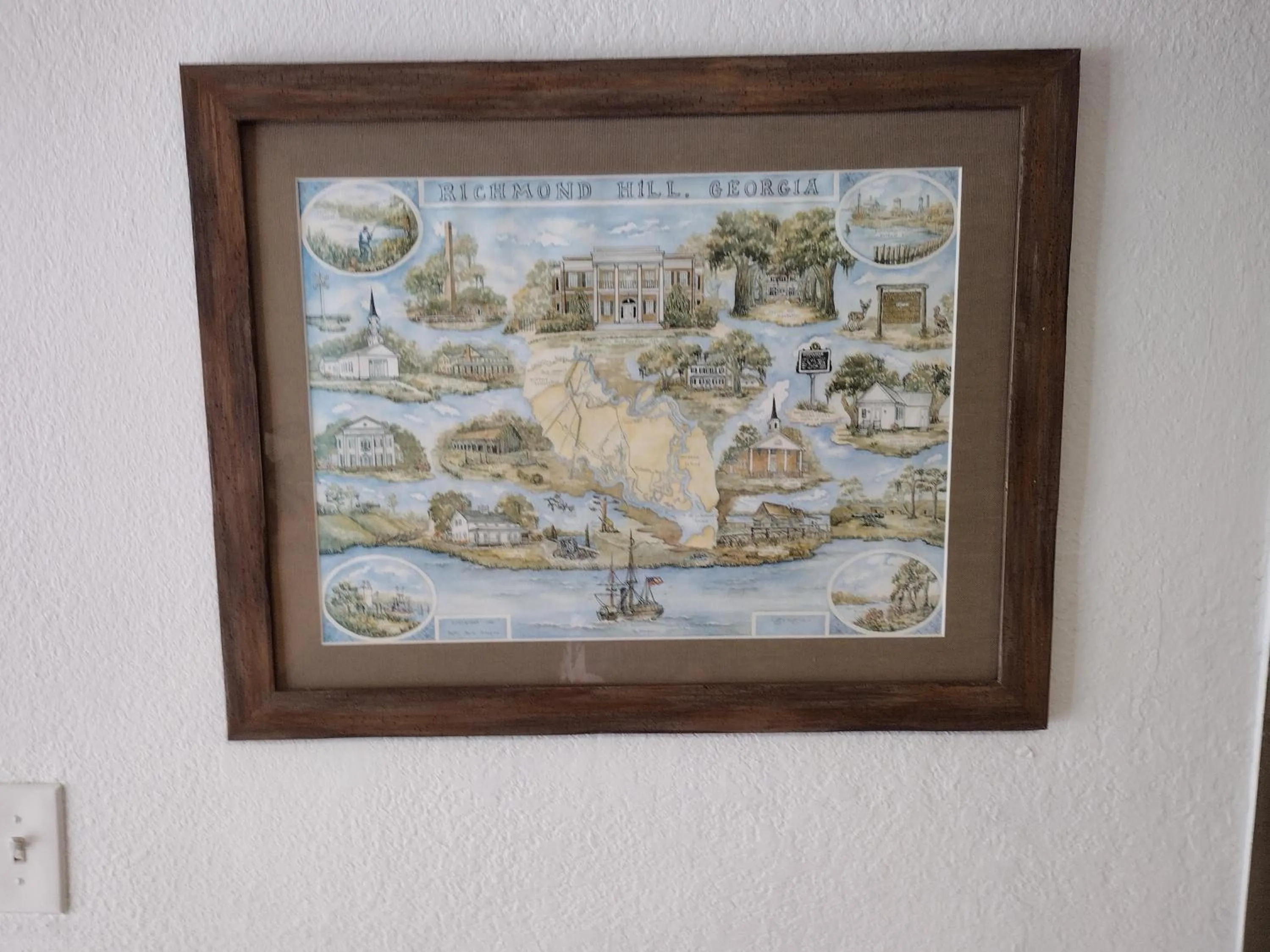 Decorative detail in Capital O Hotel Richmond Hill/Savannah area I-95