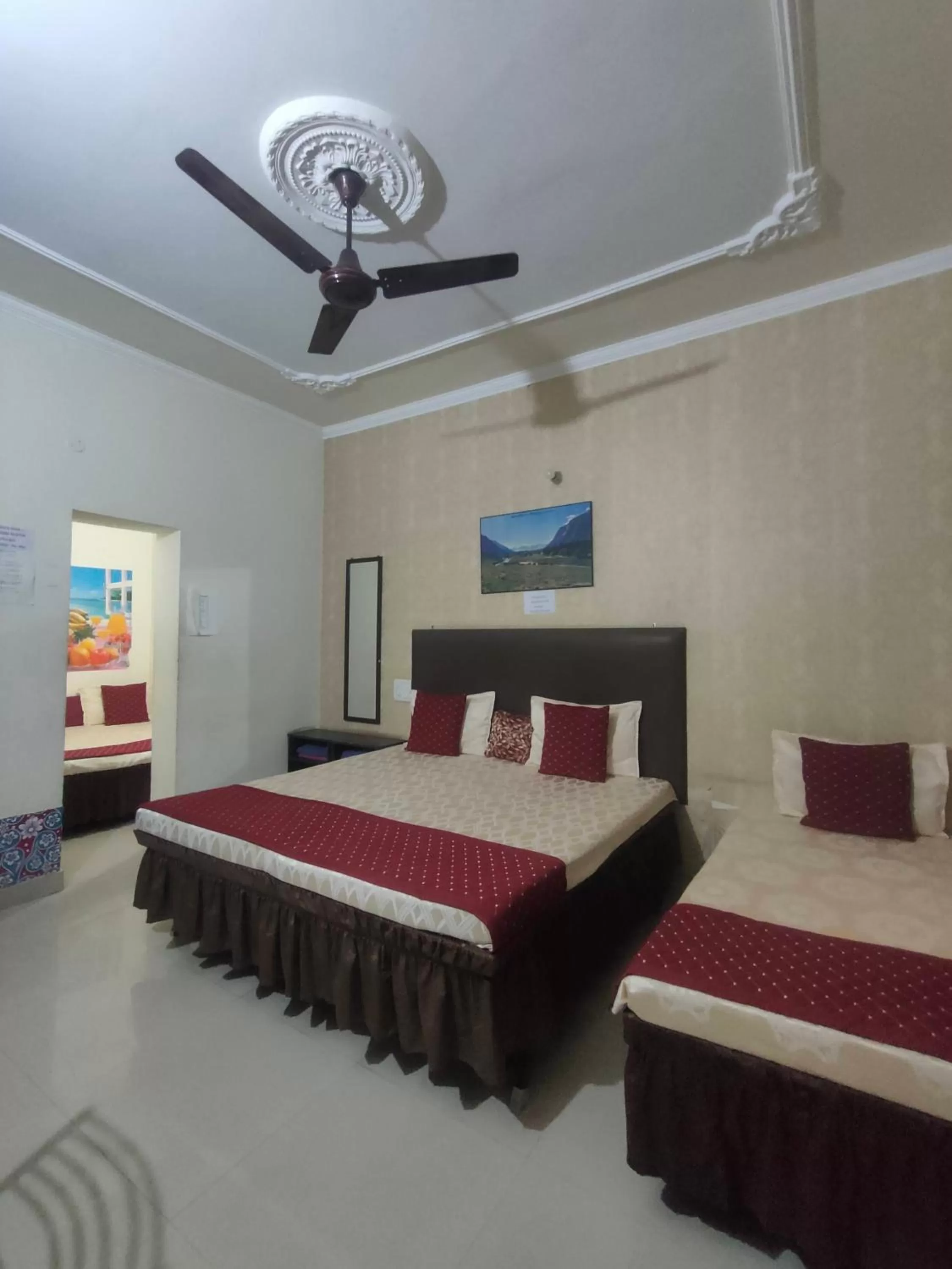 Bedroom, Bed in New Chandigarh Holiday Home
