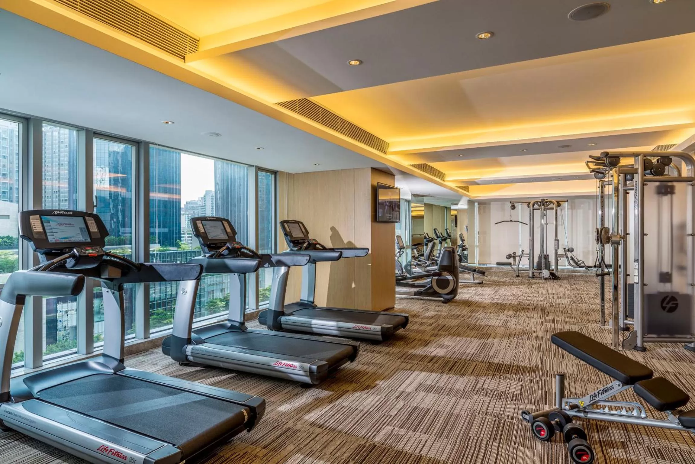 Fitness centre/facilities in Fraser Suites Guangzhou