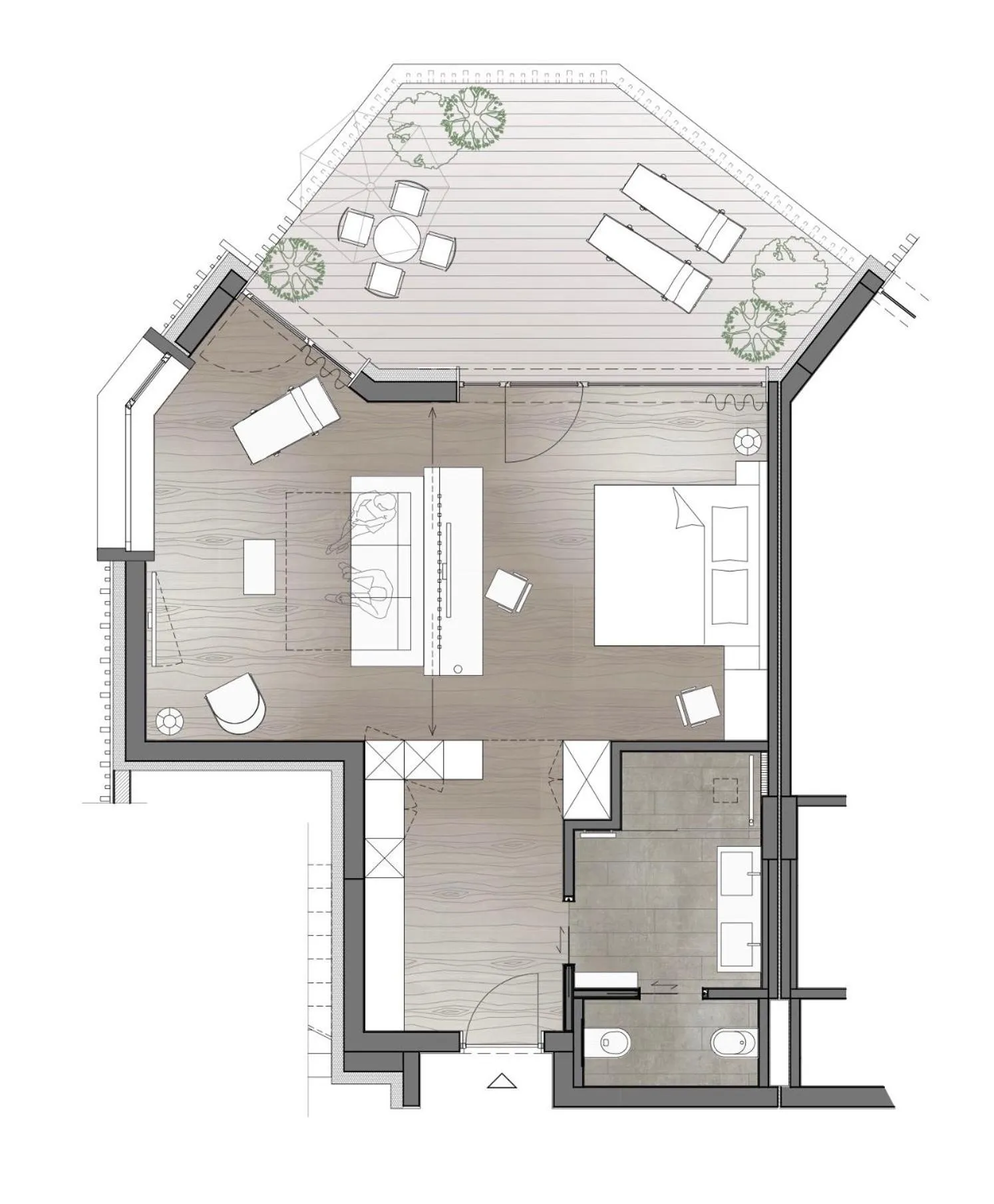 Bathroom in Hotel Plattenhof