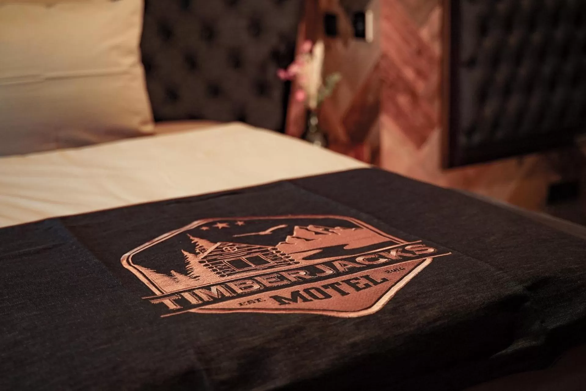 Bed in Timberjacks Siegen Motel