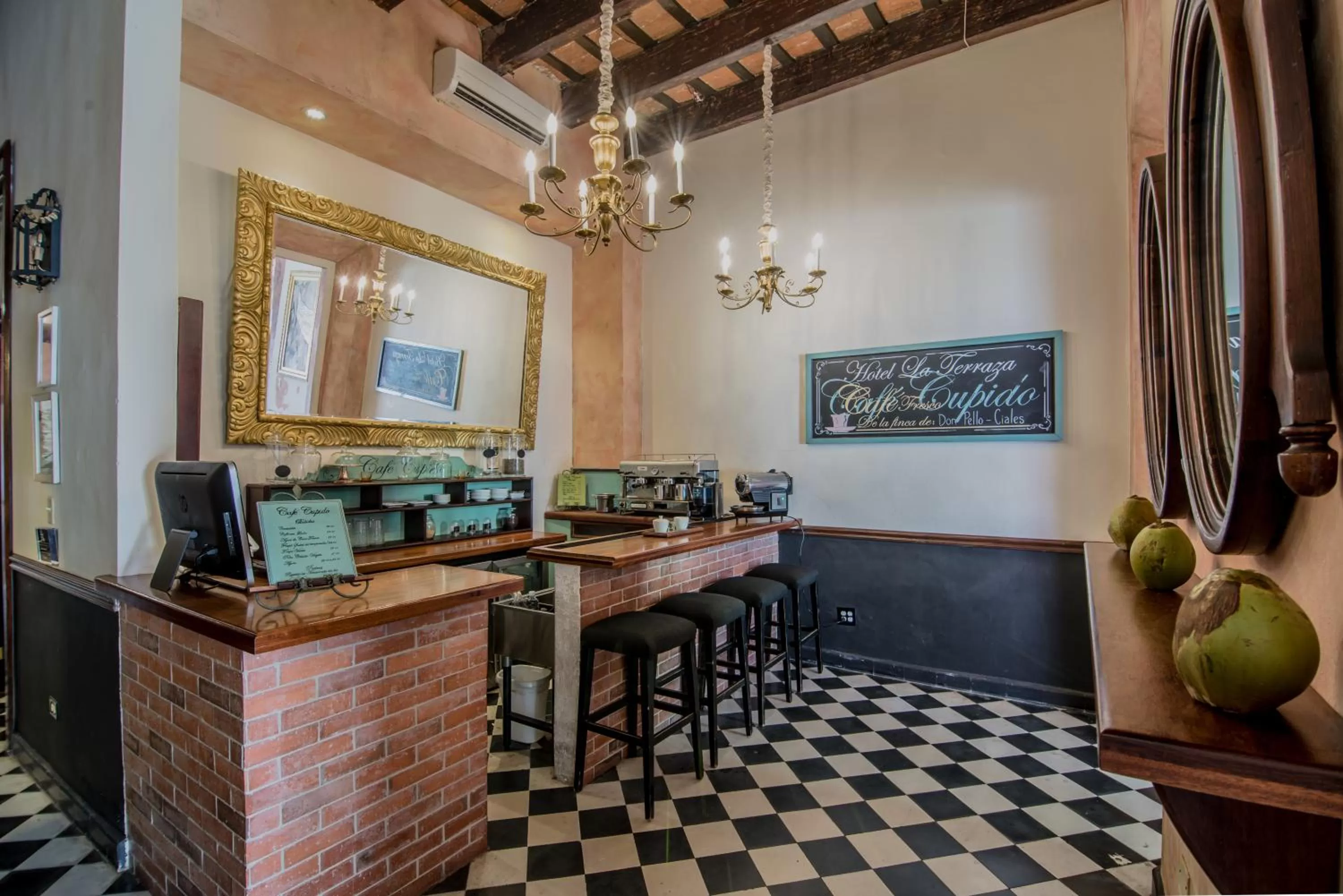 Lobby or reception in La Terraza de San Juan