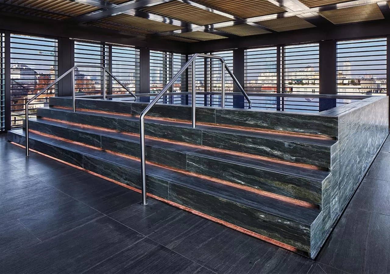 Fitness centre/facilities in Armani Hotel Milano