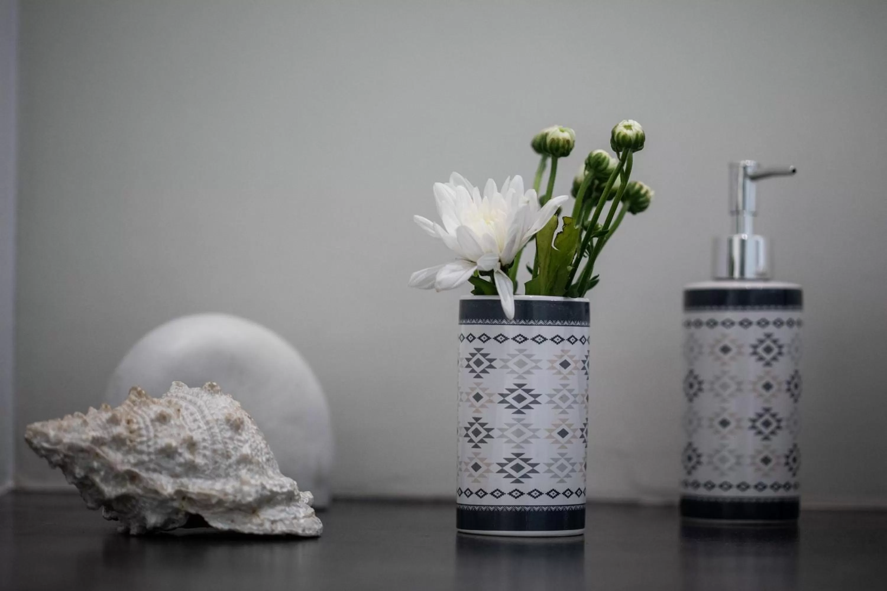 Shower in Arco Naxos Luxury Apartments