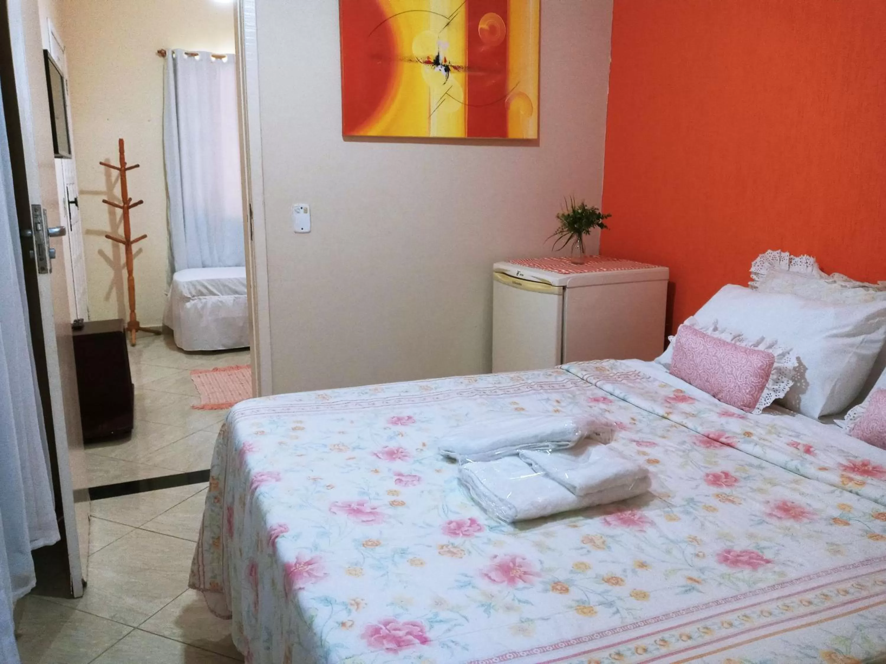 Bed in Pousada Luzes de Geribá