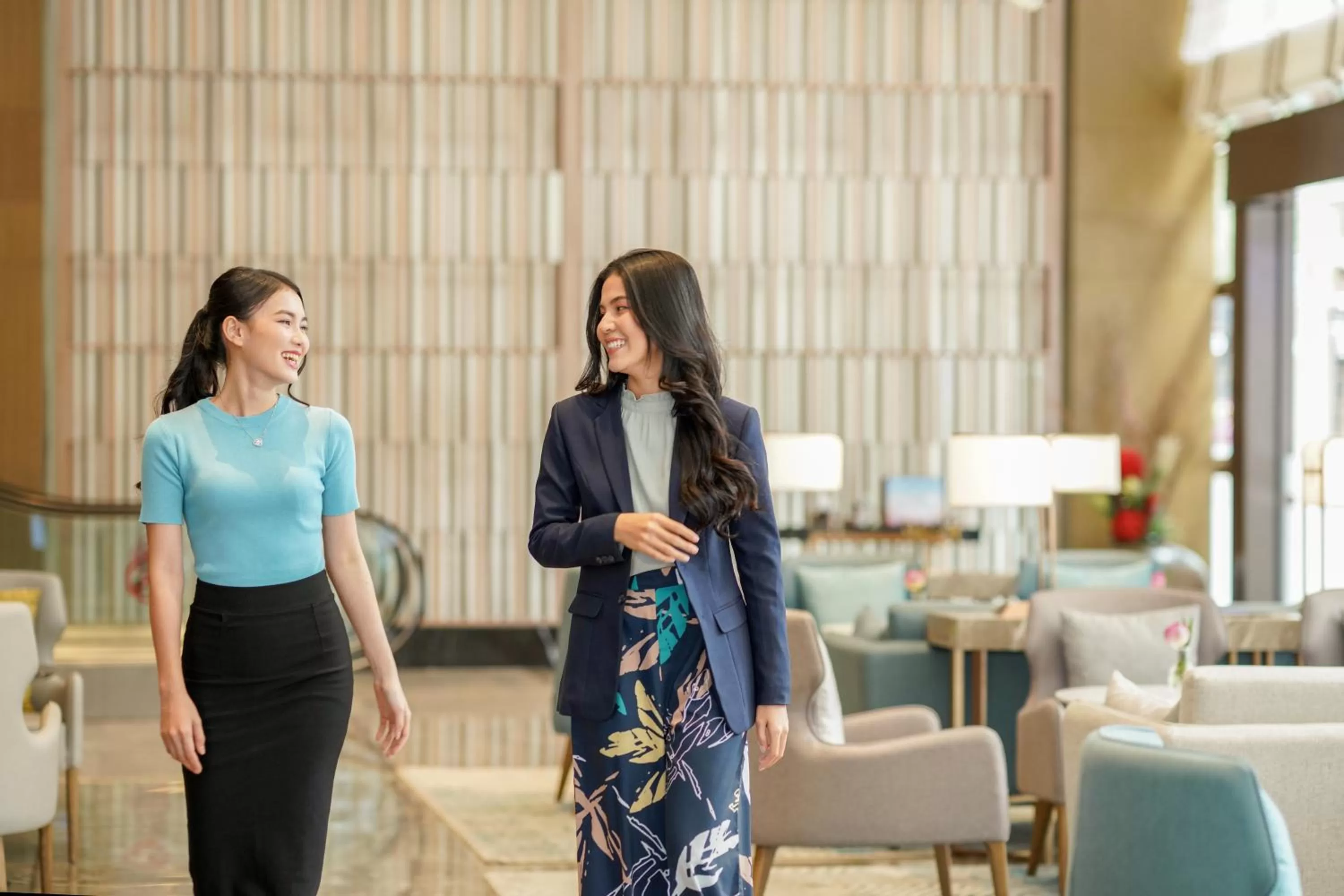 Lobby or reception in Oakwood Premier Phnom Penh