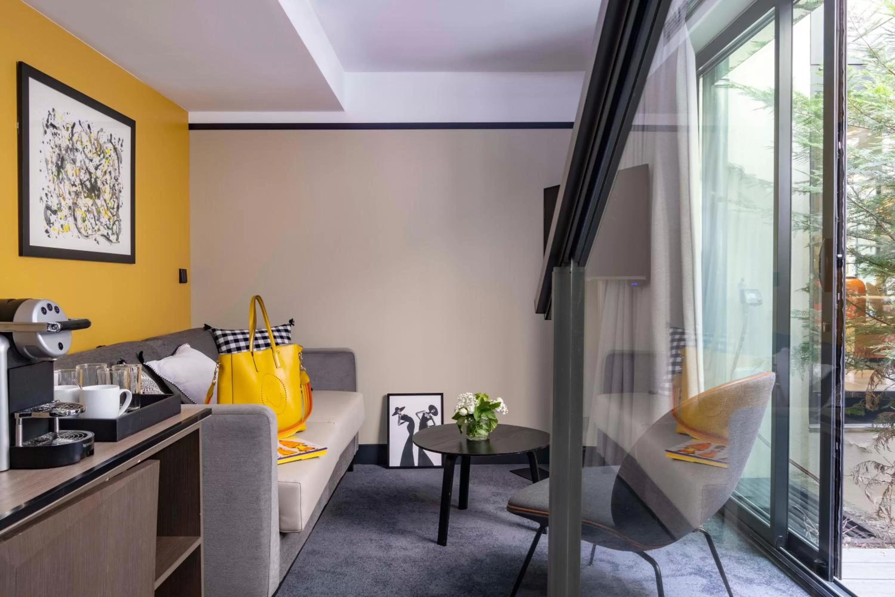 Living room in Hôtel Opéra Liège