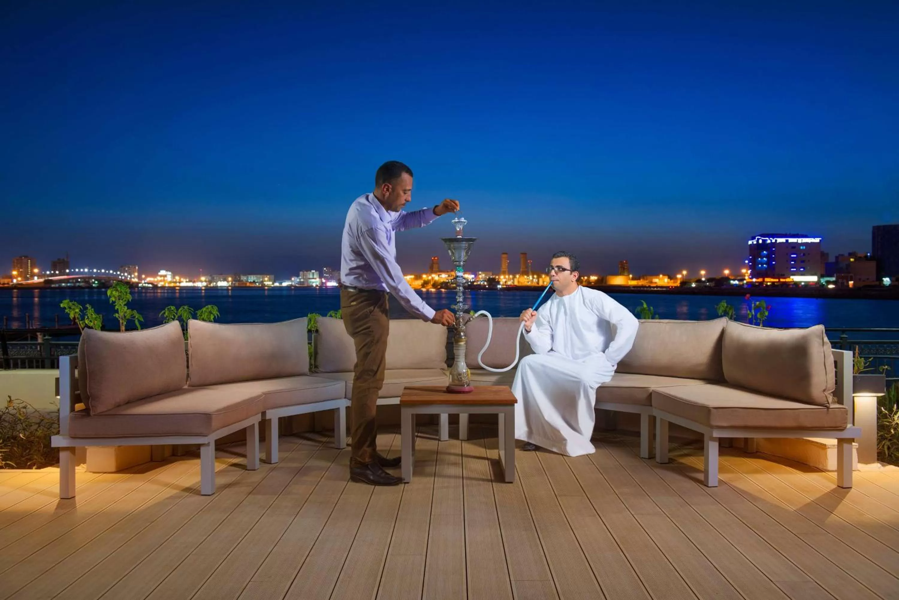 Lounge or bar in Hilton Garden Inn Ras Al Khaimah