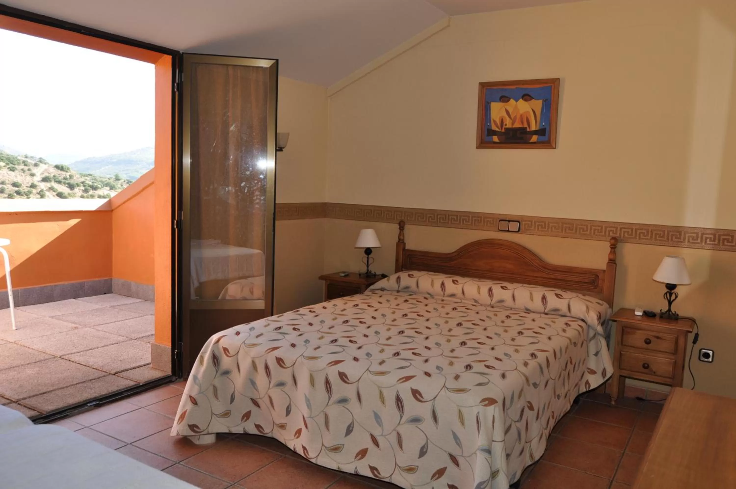 Mountain view, Bed in La Fuensanta Hostal-Rural