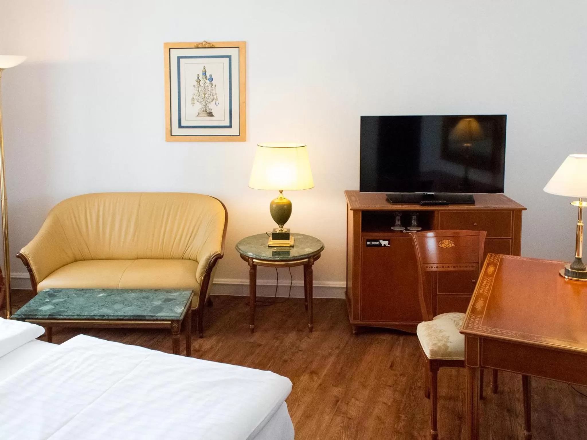 Photo of the whole room, Bed in DORMERO Hotel Halle