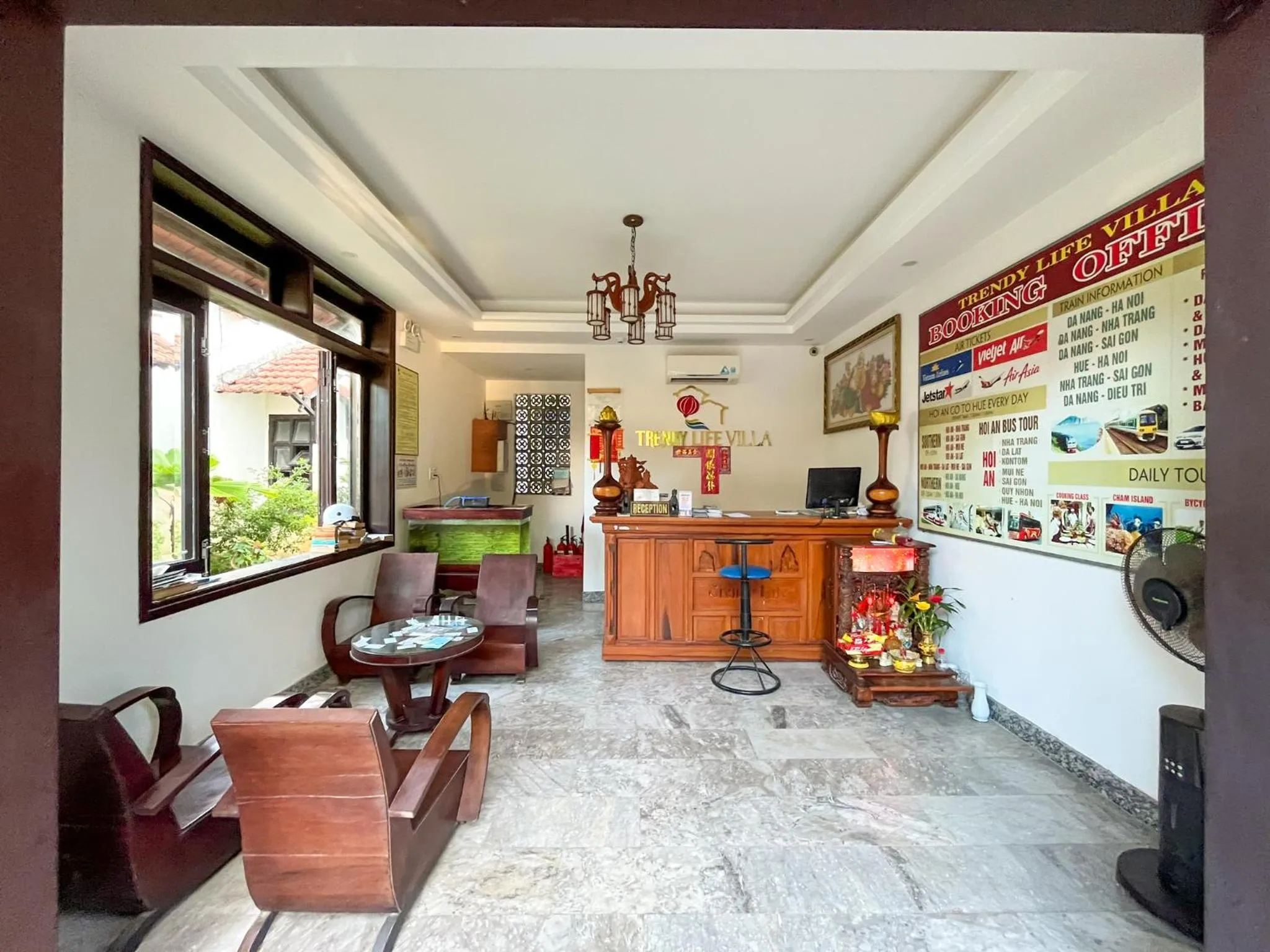 Lobby or reception in Trendy Life Villa Hoi An